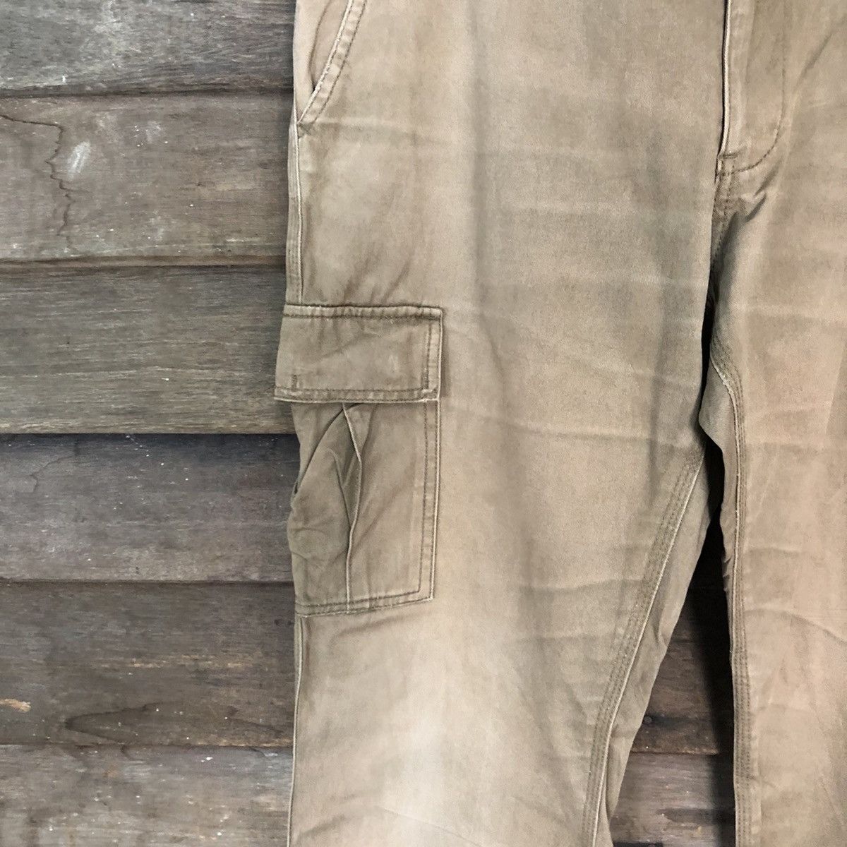 Japanese Brand × NFL Red Skins faded Brown utility multi pocket Cargo Pants #4613 Size US 34 / EU 50 - 6 Thumbnail