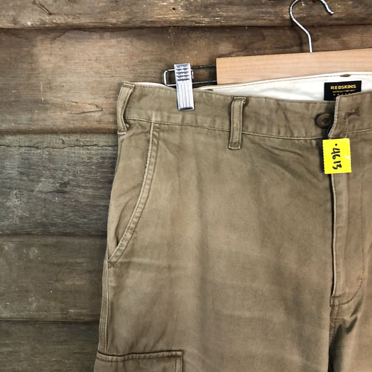 Japanese Brand × NFL Red Skins faded Brown utility multi pocket Cargo Pants #4613 Size US 34 / EU 50 - 4 Thumbnail
