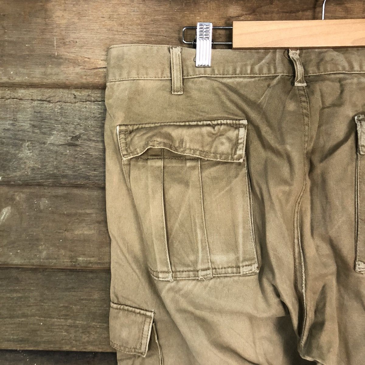 Japanese Brand × NFL Red Skins faded Brown utility multi pocket Cargo Pants #4613 Size US 34 / EU 50 - 14 Thumbnail