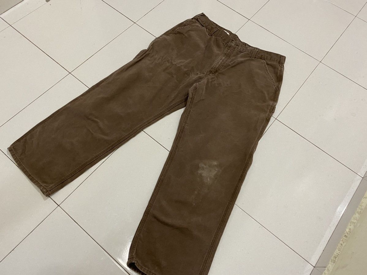 Carhartt VTG Faded Carhartt Carpenter Worker Pants Size US 40 / EU 56 - 7 Thumbnail