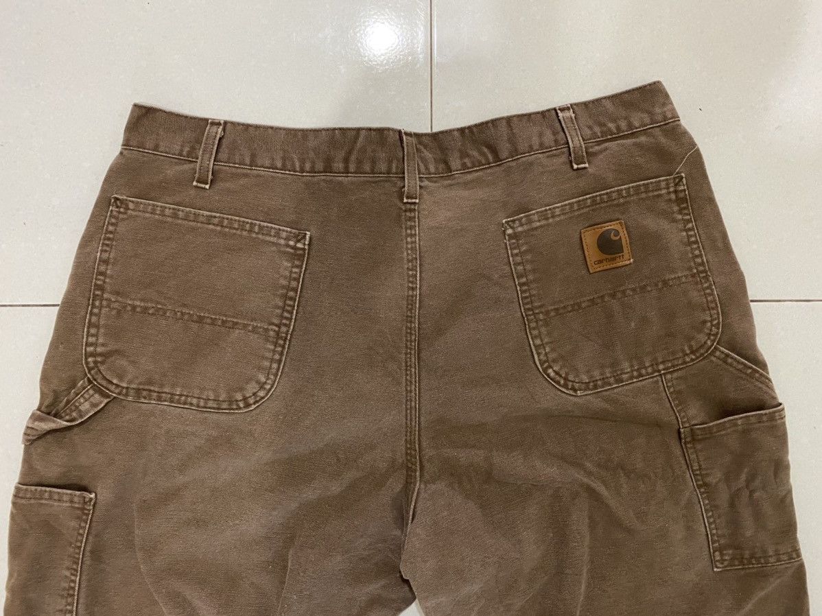 Carhartt VTG Faded Carhartt Carpenter Worker Pants Size US 40 / EU 56 - 2 Thumbnail