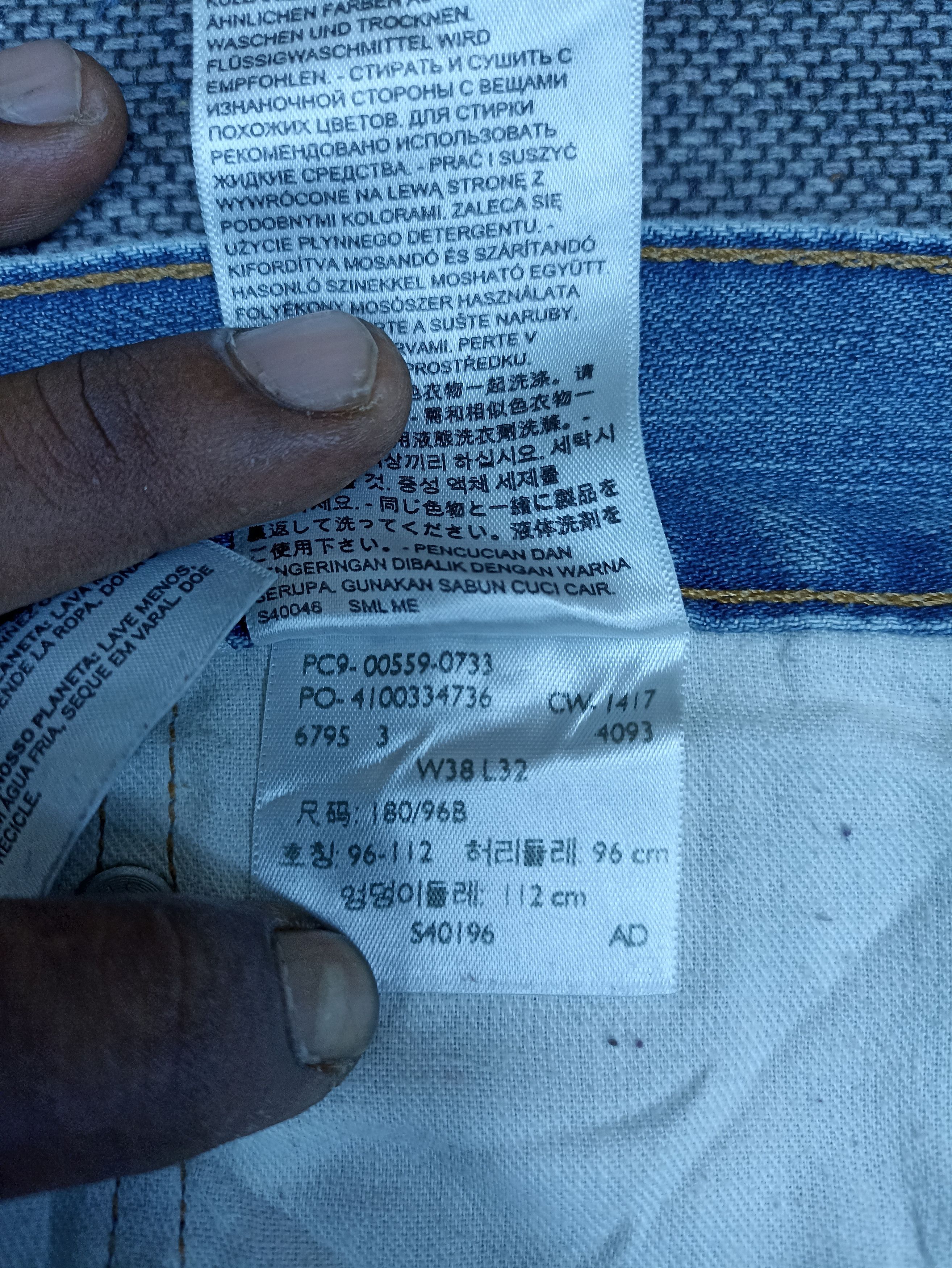 Jean × Levi's × Vintage Vintage Levis 559 light blue Wash Jeans - J147 Size US 41 - 5 Thumbnail