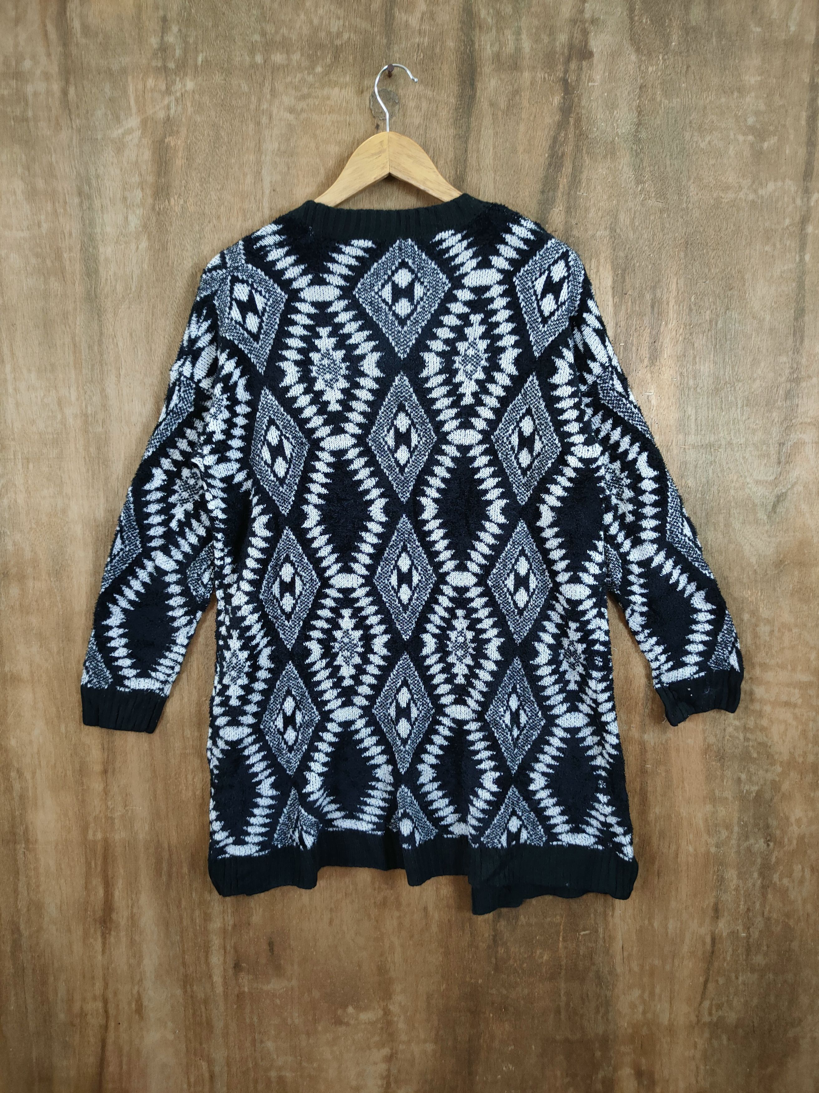 Homespun Knitwear DL Raf Raf cardigan navajo mohair knitwear art #46-1012 Size US L / EU 52-54 / 3 - 9 Thumbnail