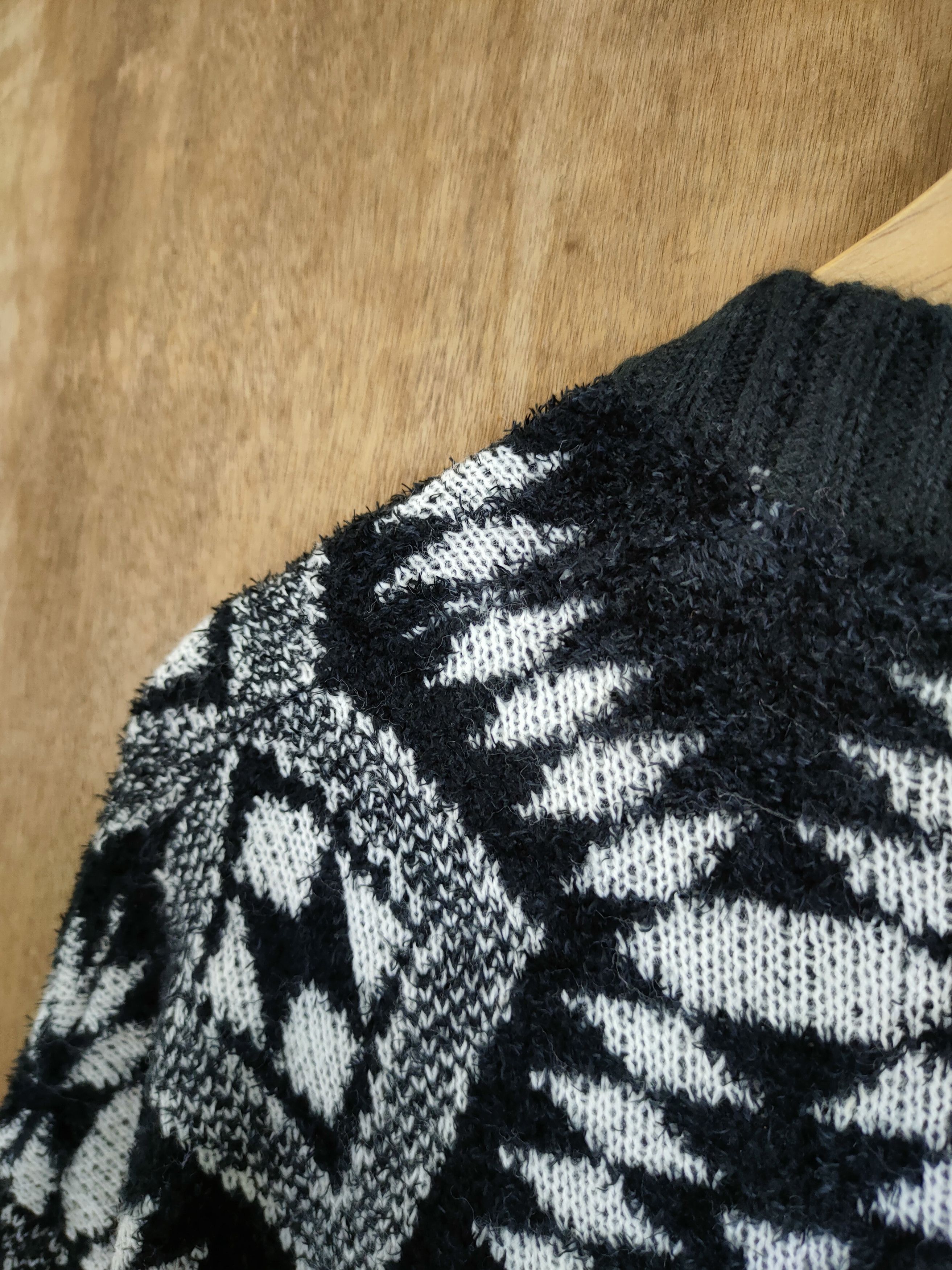 Homespun Knitwear DL Raf Raf cardigan navajo mohair knitwear art #46-1012 Size US L / EU 52-54 / 3 - 12 Thumbnail