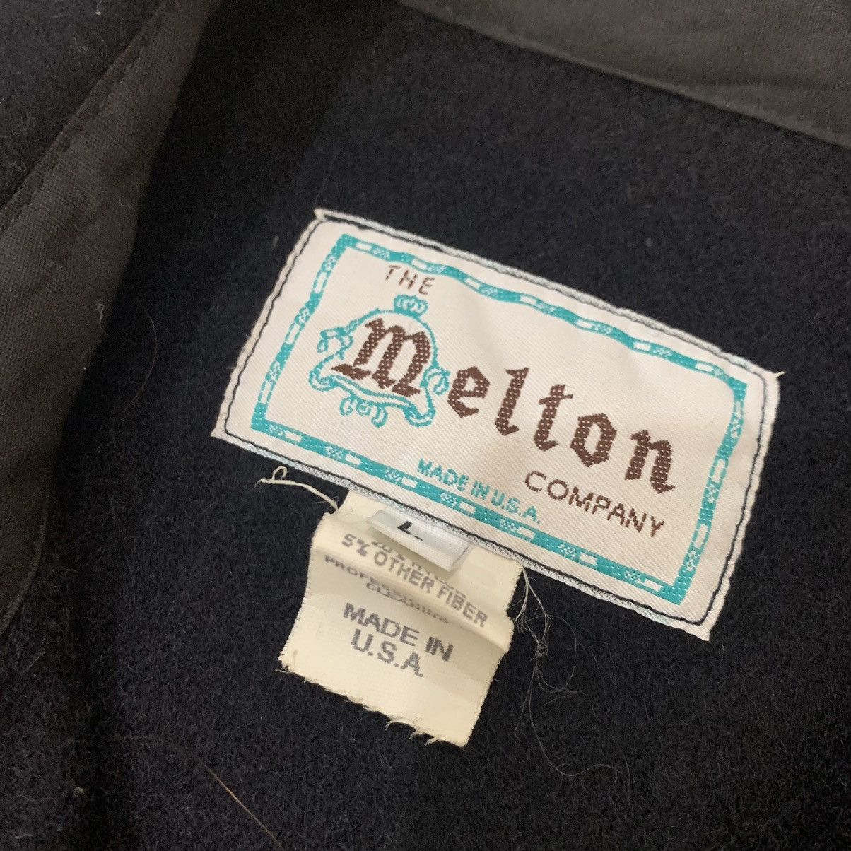 Vintage Vintage 80s Melton Double Pocket Wool Jacket Size US L / EU 52-54 / 3 - 5 Thumbnail