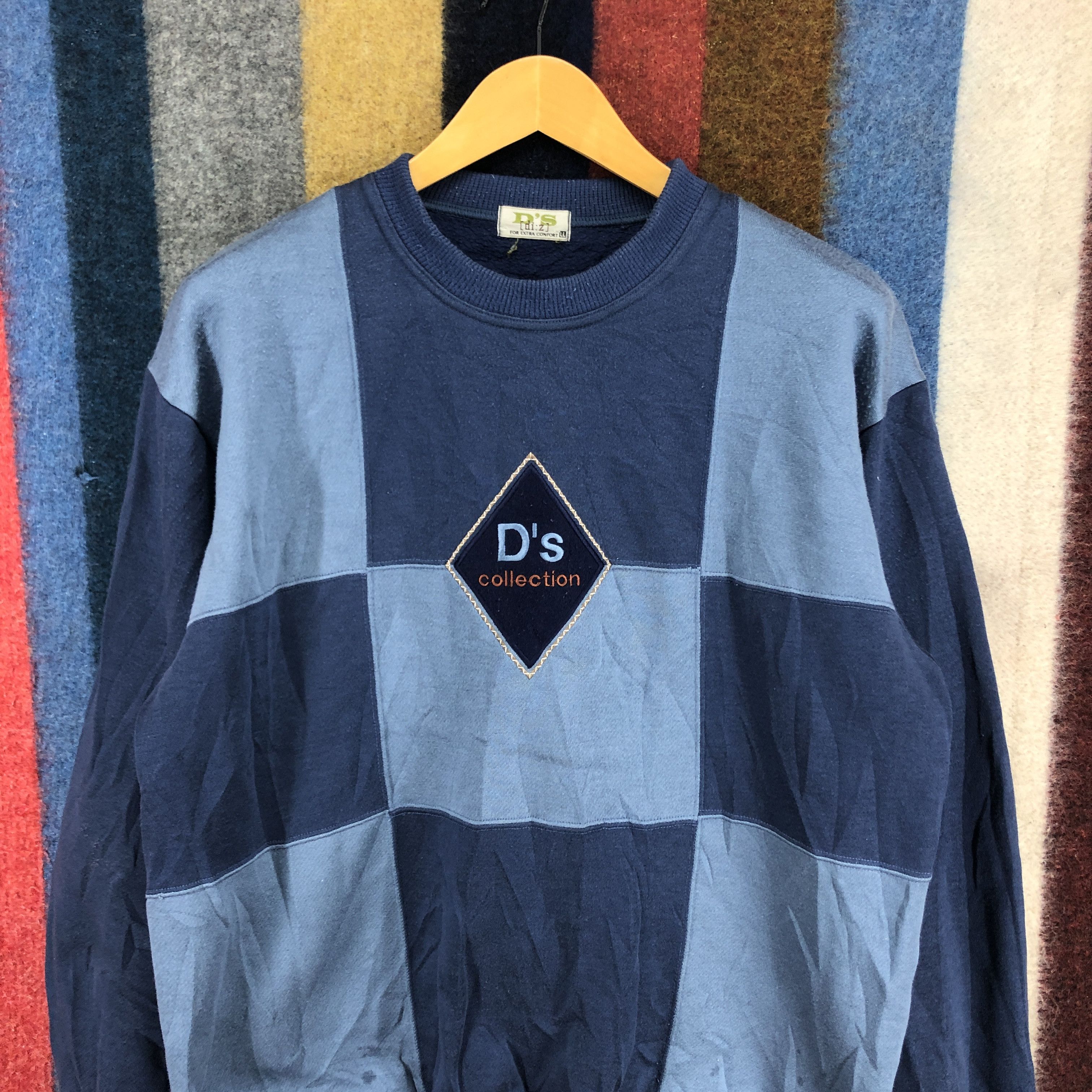 Japanese Brand D's COLLECTION [di:z] Crew Neck Sweatshirt #2803-102 Size US L / EU 52-54 / 3 - 2 Thumbnail