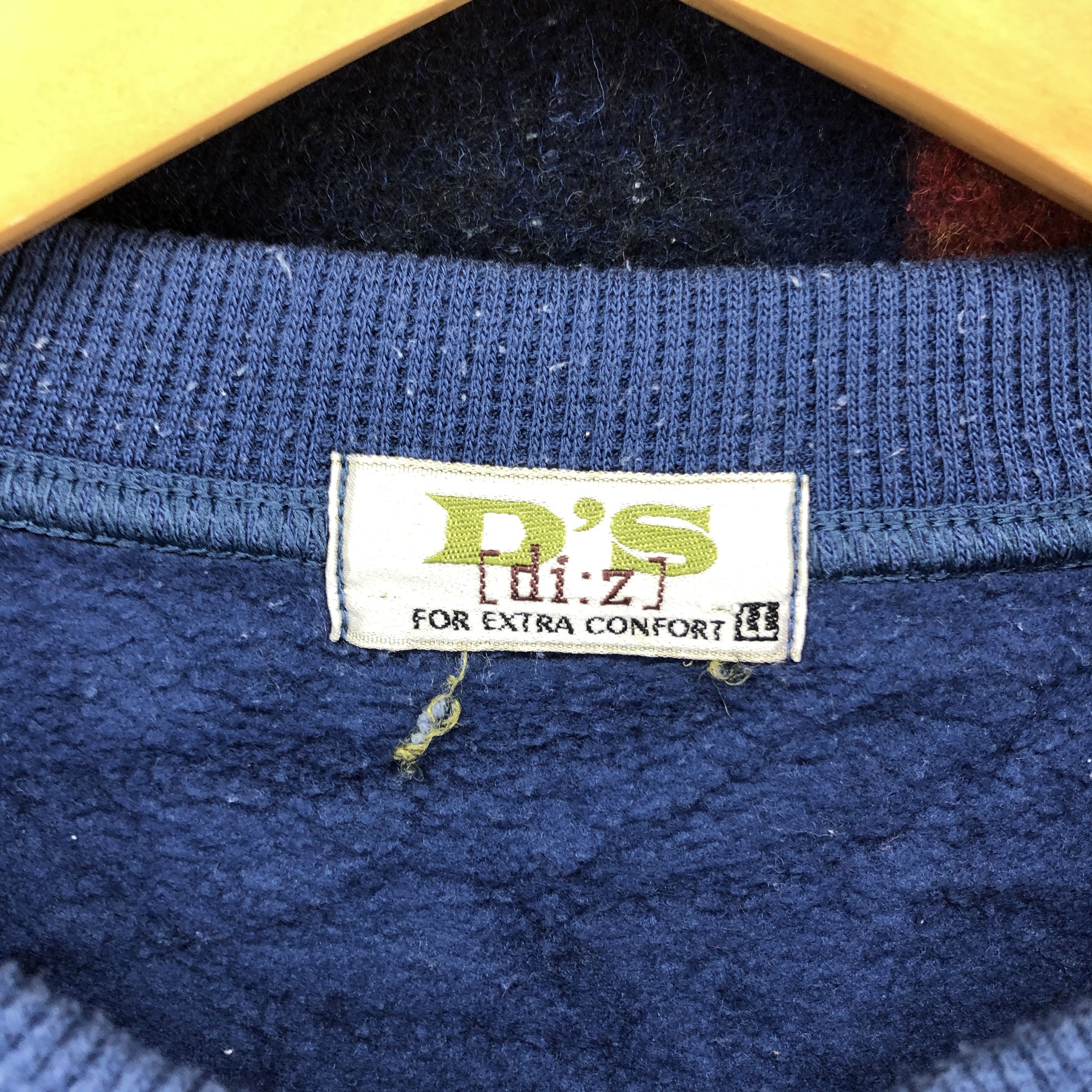 Japanese Brand D's COLLECTION [di:z] Crew Neck Sweatshirt #2803-102 Size US L / EU 52-54 / 3 - 7 Thumbnail