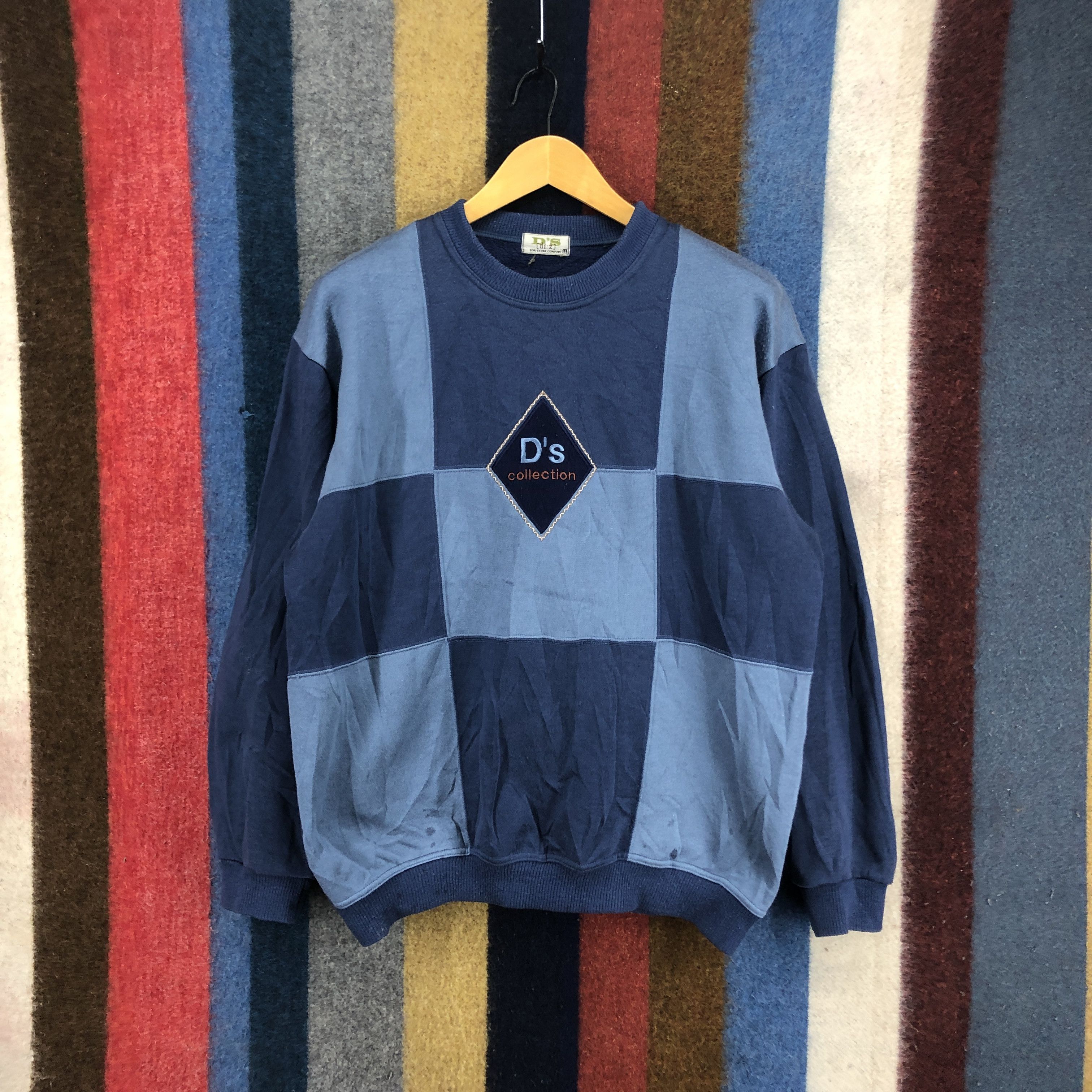 Japanese Brand D's COLLECTION [di:z] Crew Neck Sweatshirt #2803-102 Size US L / EU 52-54 / 3 - 1 Thumbnail