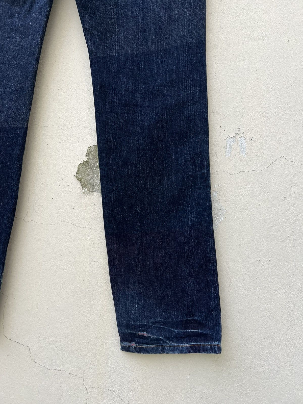 Marithe + Francois Girbaud Vintage MFG Rips Distressed Denim Contrast Colour Jeans Size US 32 / EU 48 - 20 Thumbnail