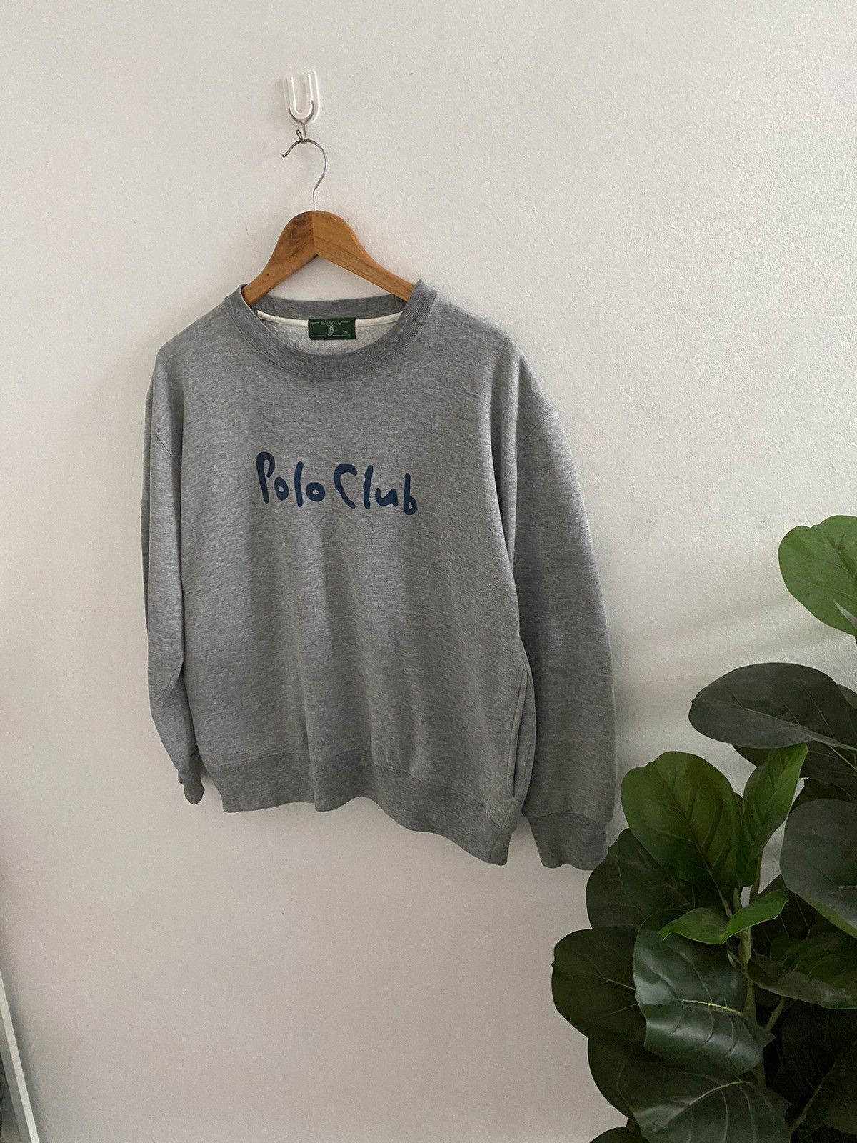 Polo Ralph Lauren Vintage POLO CLUB Big Logo Sweatshirt Size US M / EU 48-50 / 2 - 1 Thumbnail
