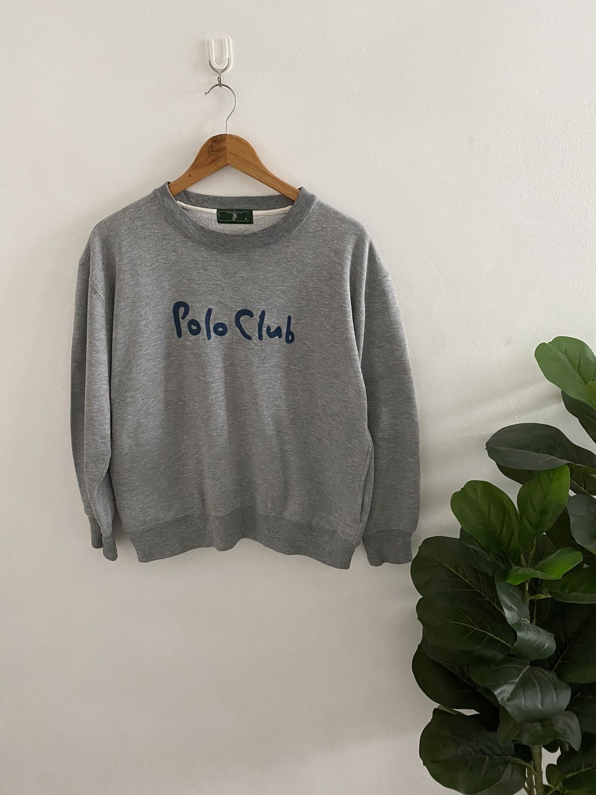 Polo Ralph Lauren Vintage POLO CLUB Big Logo Sweatshirt Size US M / EU 48-50 / 2 - 2 Thumbnail