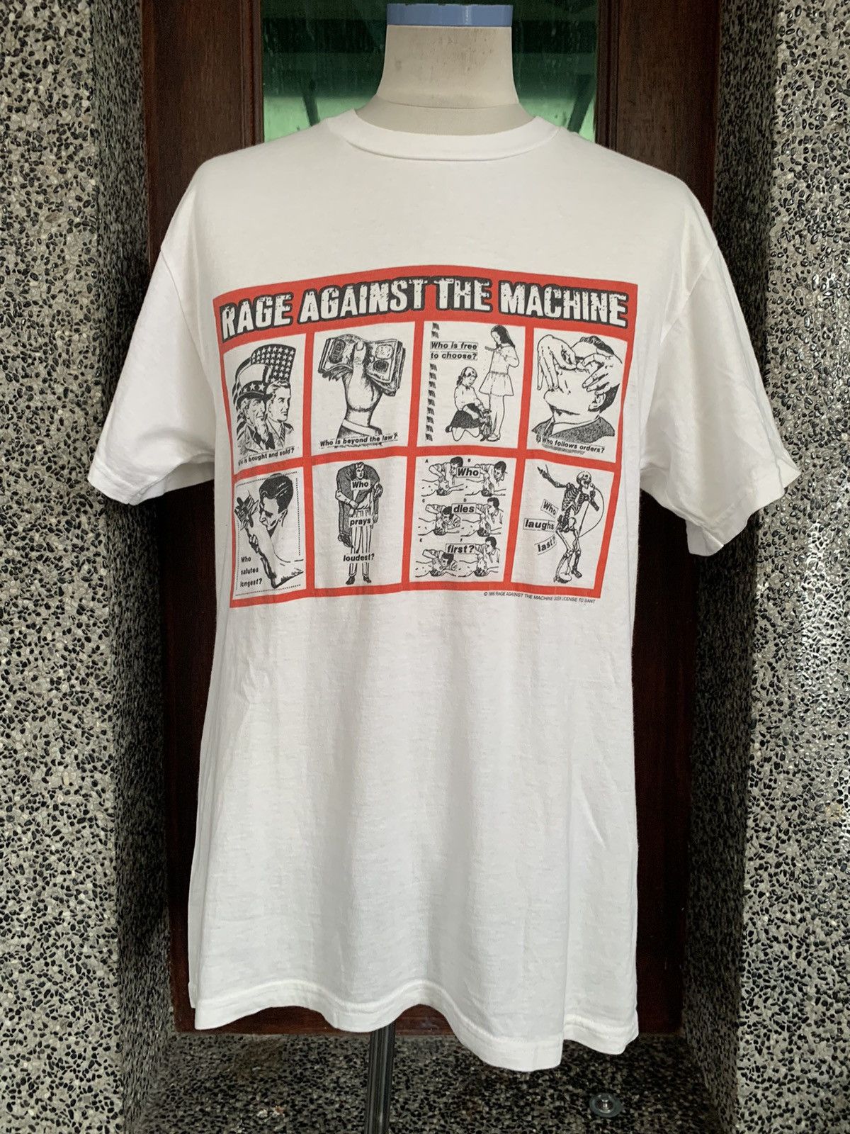 90s Rage Against TheMachine ビンテージバンドTシャツ