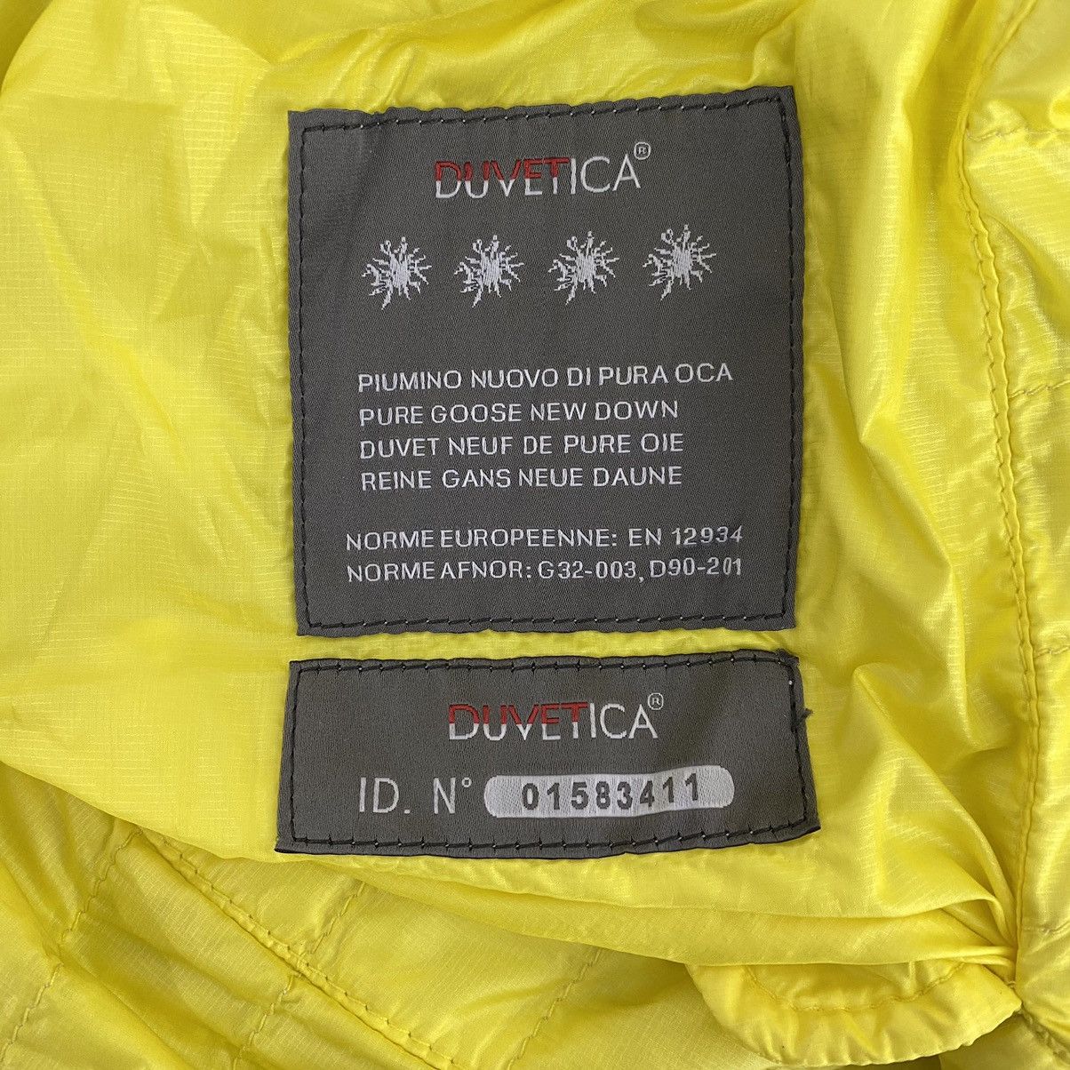 Duvetica DUVETICA Italy Brand Winter Ski Reversible Hood Yellow Jackt Size S / US 4 / IT 40 - 5 Thumbnail