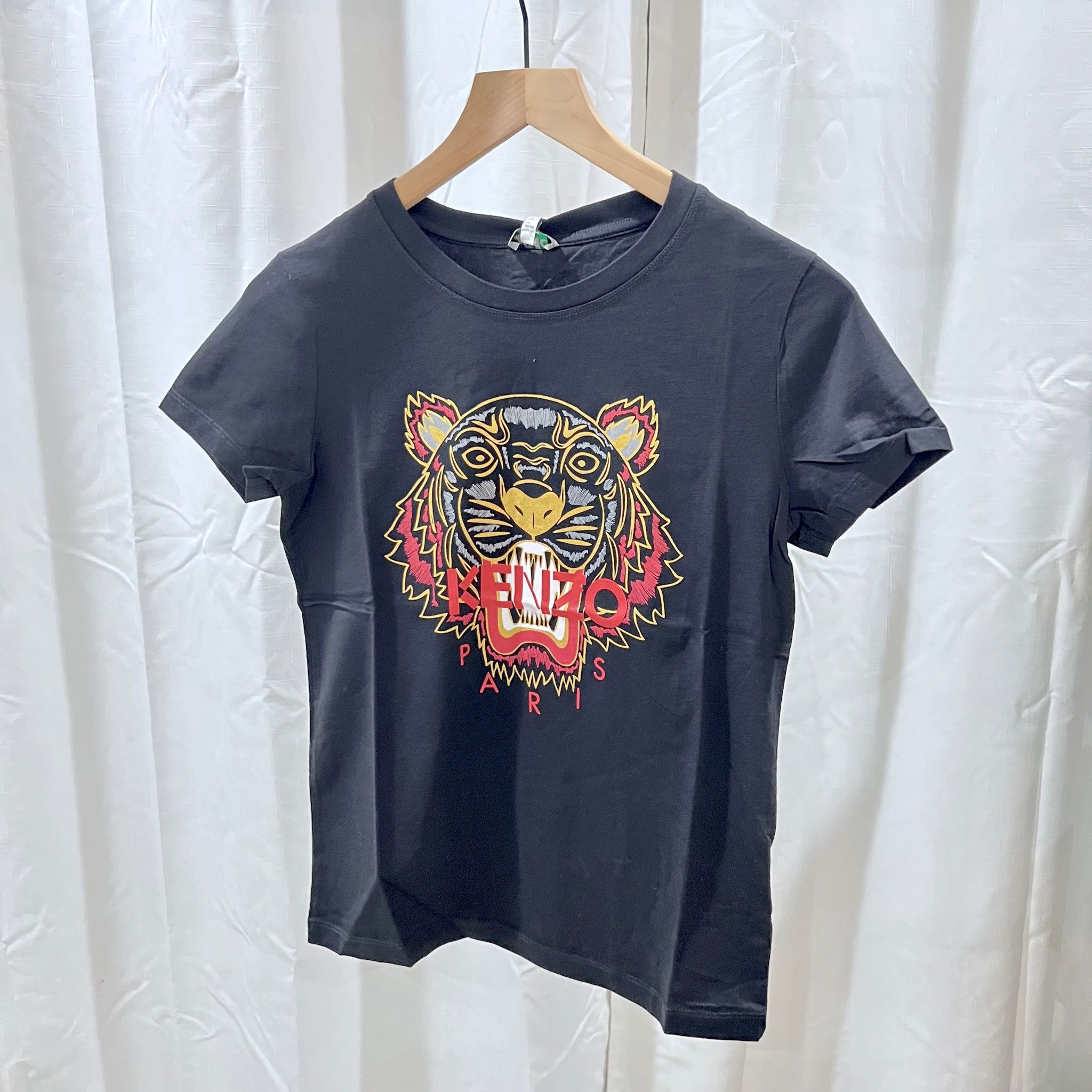 Kenzo Classic Tiger Head Logo Black Tshirt