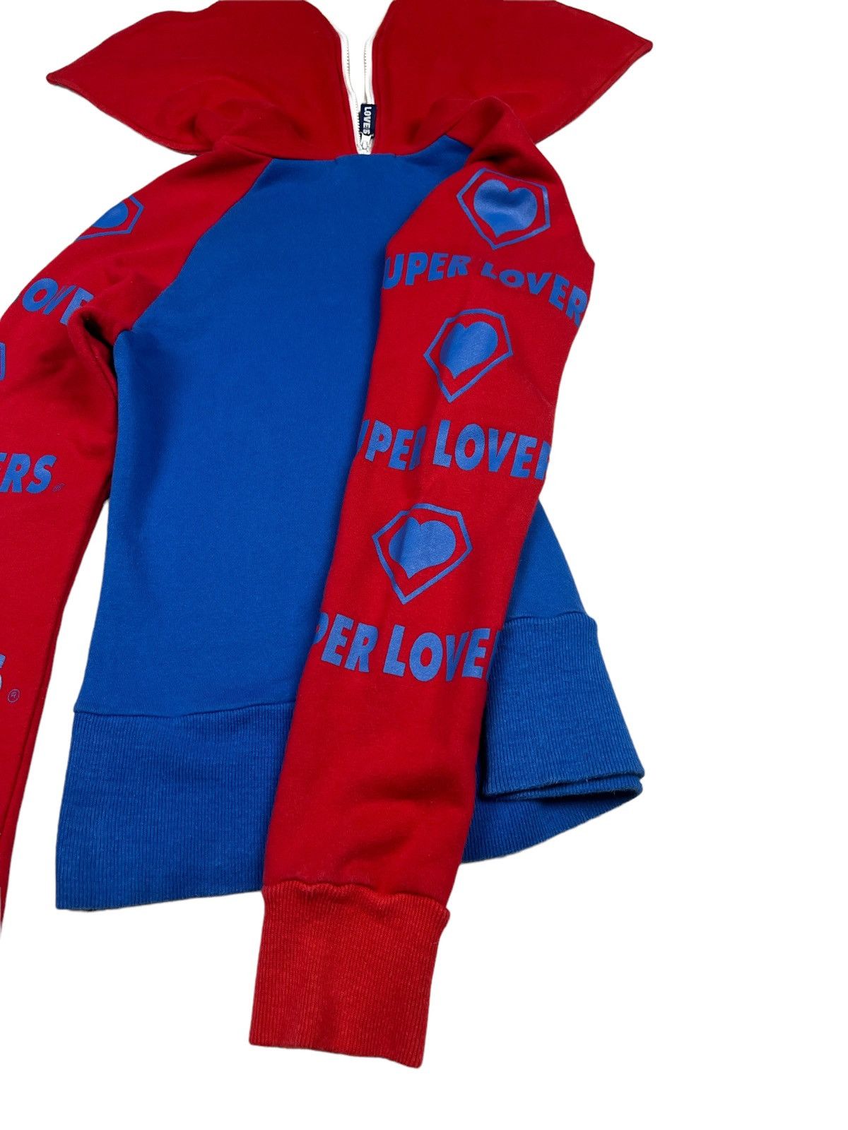 Japanese Brand Super Lovers Zipper Hoodie Size M / US 6-8 / IT 42-44 - 9 Thumbnail