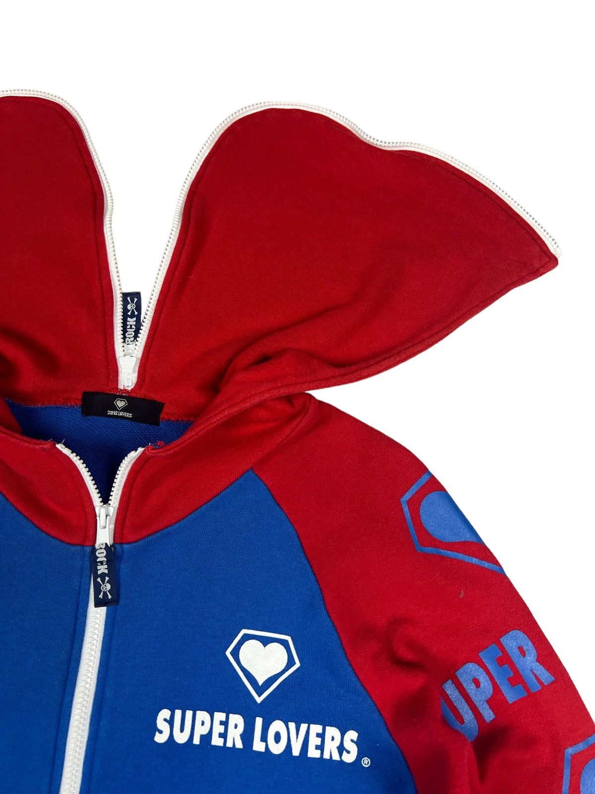 Japanese Brand Super Lovers Zipper Hoodie Size M / US 6-8 / IT 42-44 - 5 Thumbnail