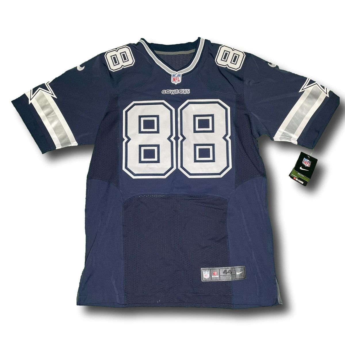 Mens Dallas Cowboys Dez Bryant Navy Blue Elite Throwback