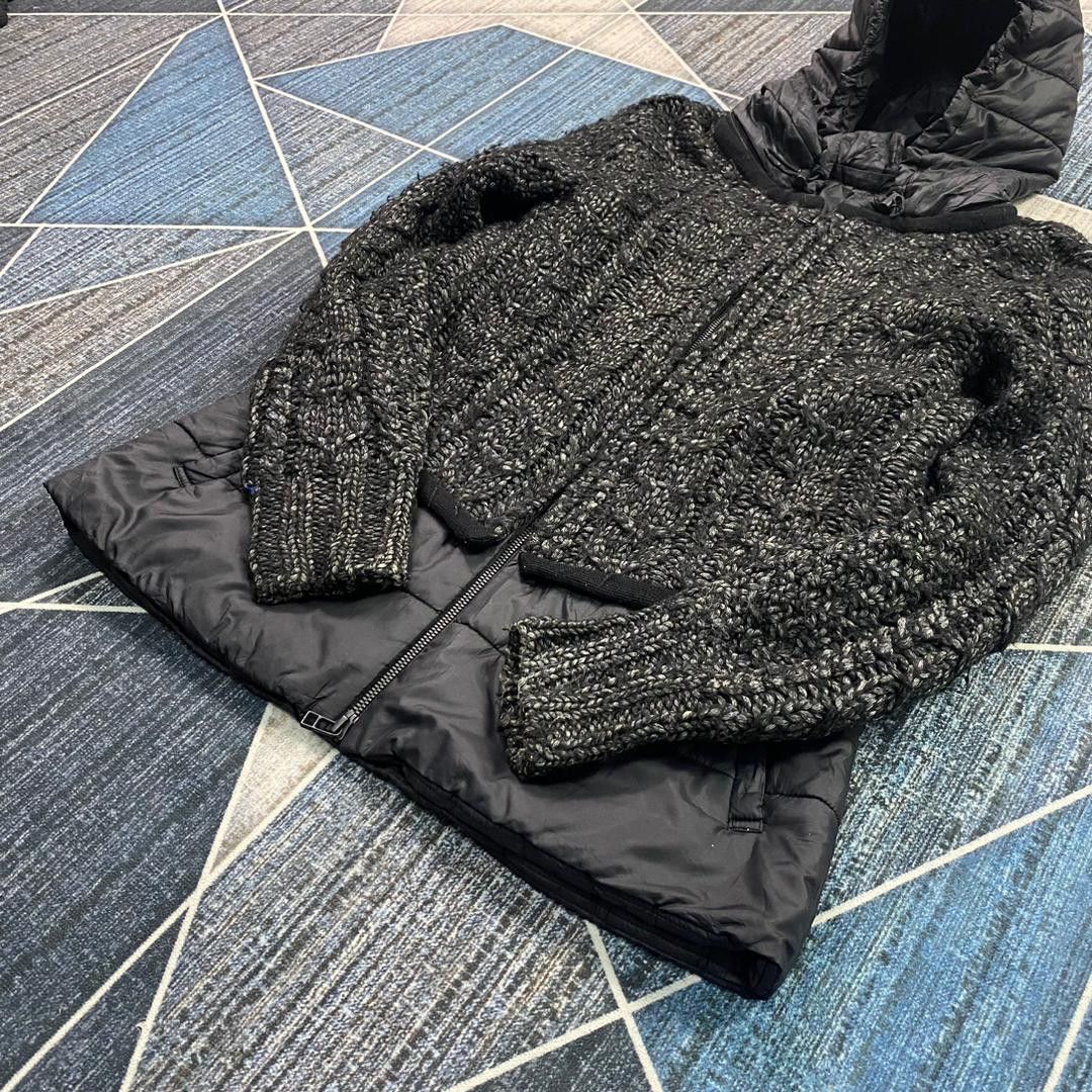 14th Addiction × If Six Was Nine ARCHIVE JAPAN COMME CA WALK CROCHET KNITTED HOODED PUFFER Size S / US 4 / IT 40 - 3 Thumbnail