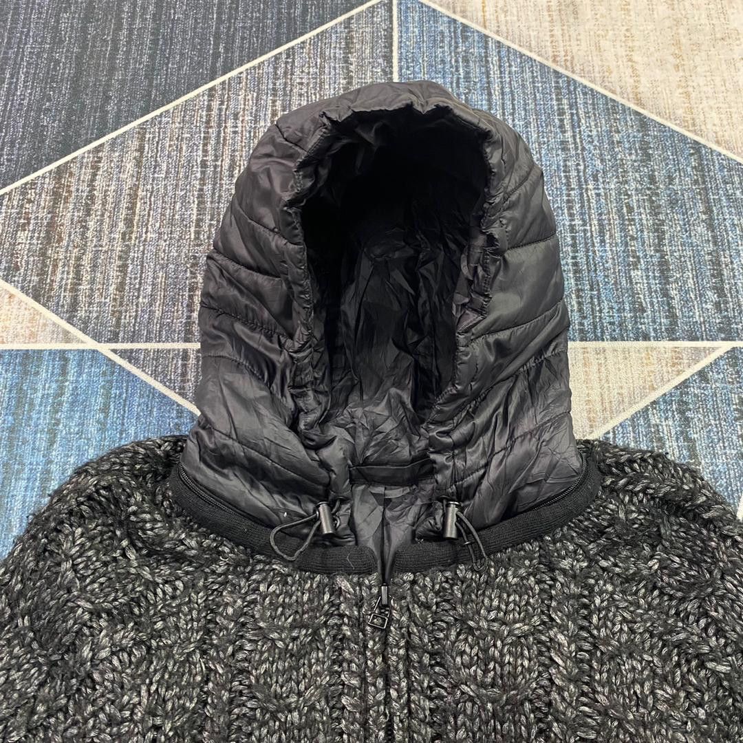 14th Addiction × If Six Was Nine ARCHIVE JAPAN COMME CA WALK CROCHET KNITTED HOODED PUFFER Size S / US 4 / IT 40 - 4 Thumbnail
