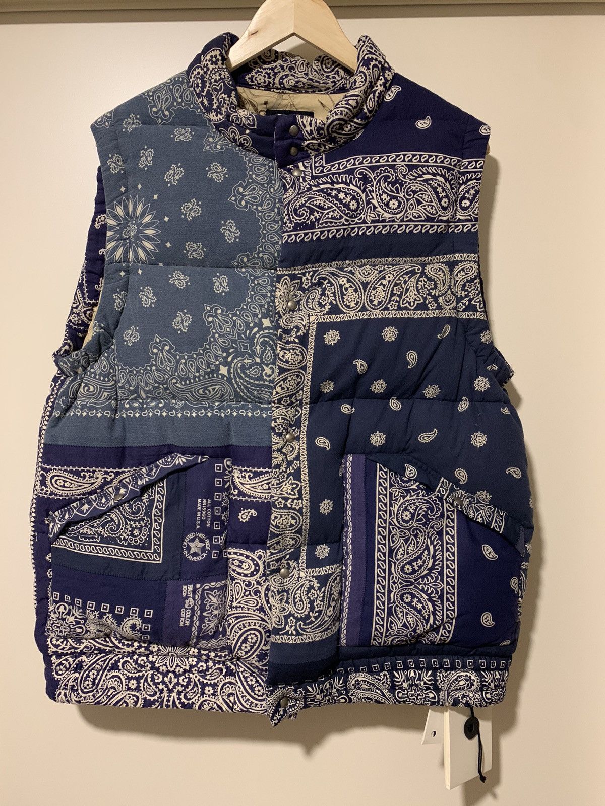 ジャケット・アウター VISVIM ICT INSULATOR DOWN VEST BANDANA VISVIM