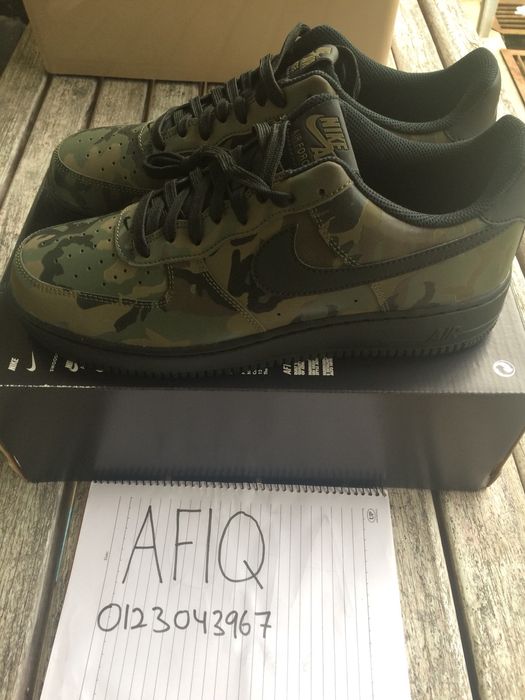 Nike Air Force 1 Low Reflective Woodland Camo