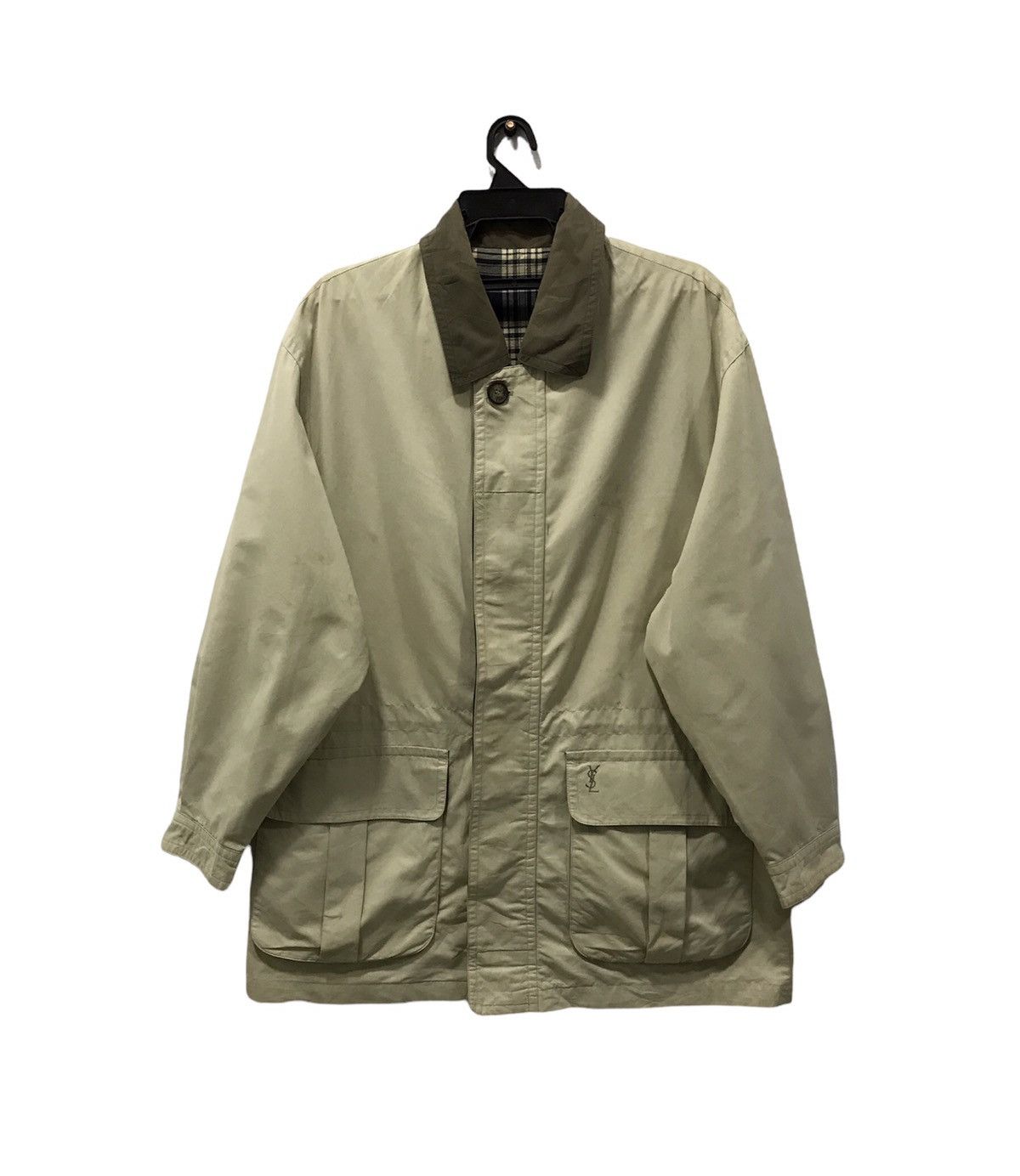 Yves Saint Laurent YVES SAINT LAURENT pour bomme JACKET COAT Size US L / EU 52-54 / 3 - 1 Thumbnail