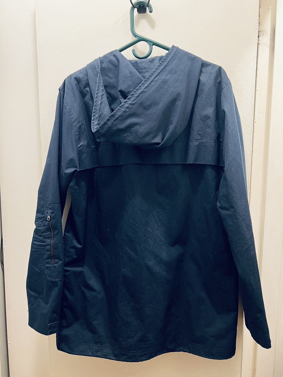 A.P.C. A.P.C. Hooded Navy Raincoat Size US M / EU 48-50 / 2 - 2 Thumbnail