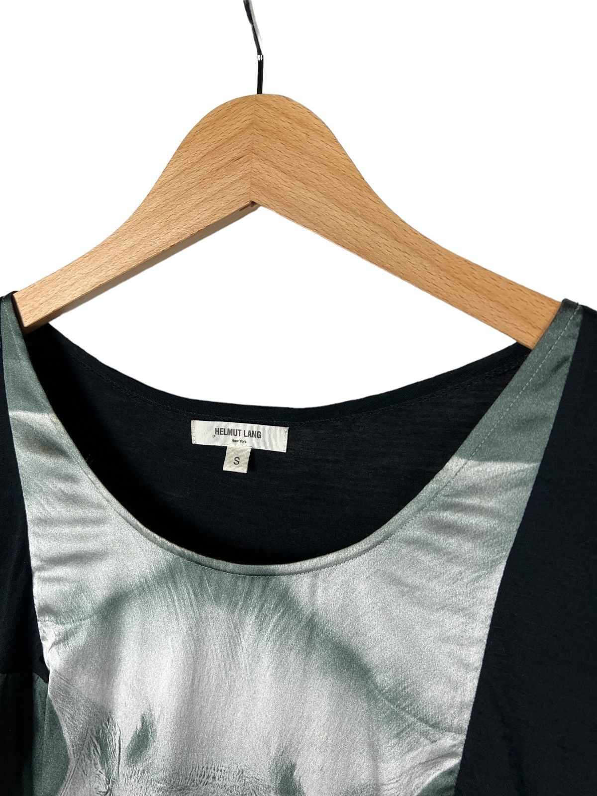 Helmut Lang 'X-Ray” Flux Print Silk Shirt