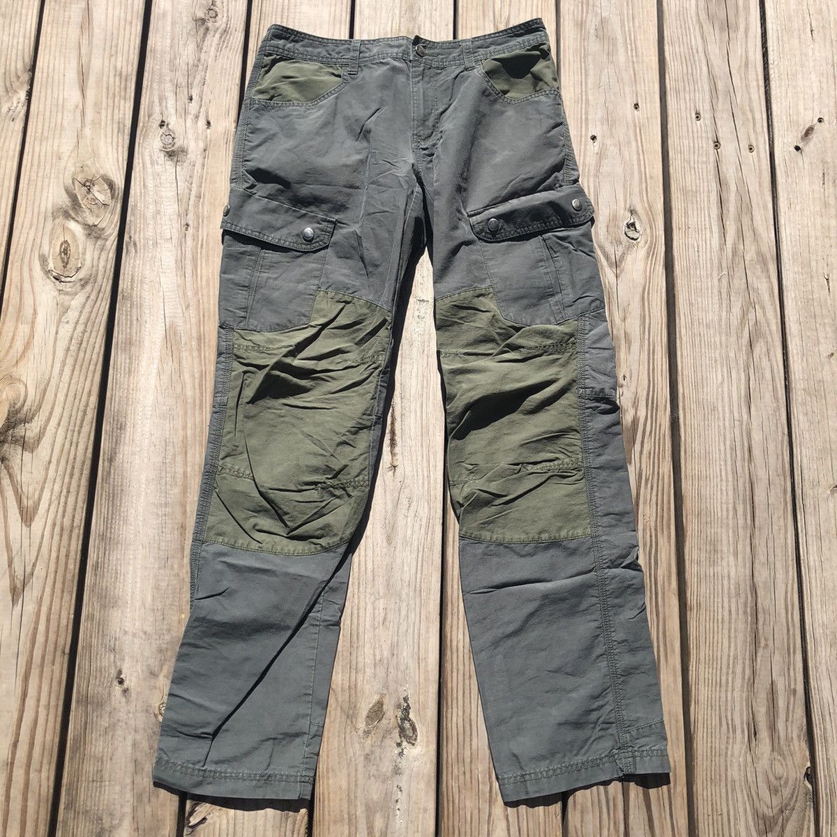 Columbia Columbia Outdoor Olive Green Double Knee Cargo Hiking Pants Size US 31 - 1 Thumbnail