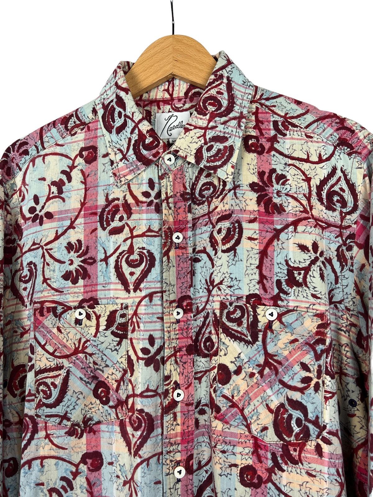 Needles Needles Paisley Jacquard Print Button Up Shirt Size US M / EU 48-50 / 2 - 4 Thumbnail