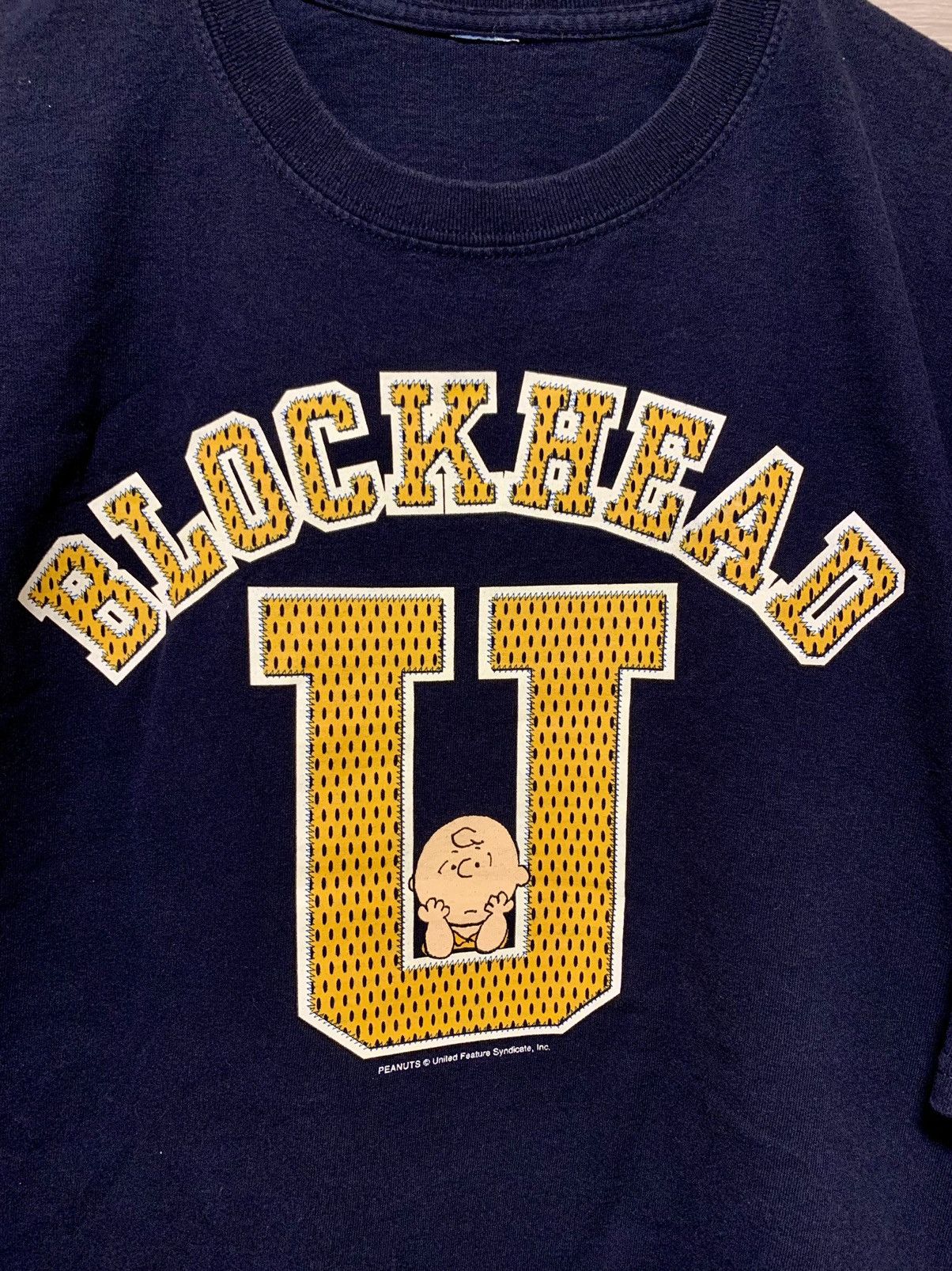 Peanuts × Vintage Vintage ‘Blockhead U’ T-Shirt Size US XL / EU 56 / 4 - 2 Thumbnail
