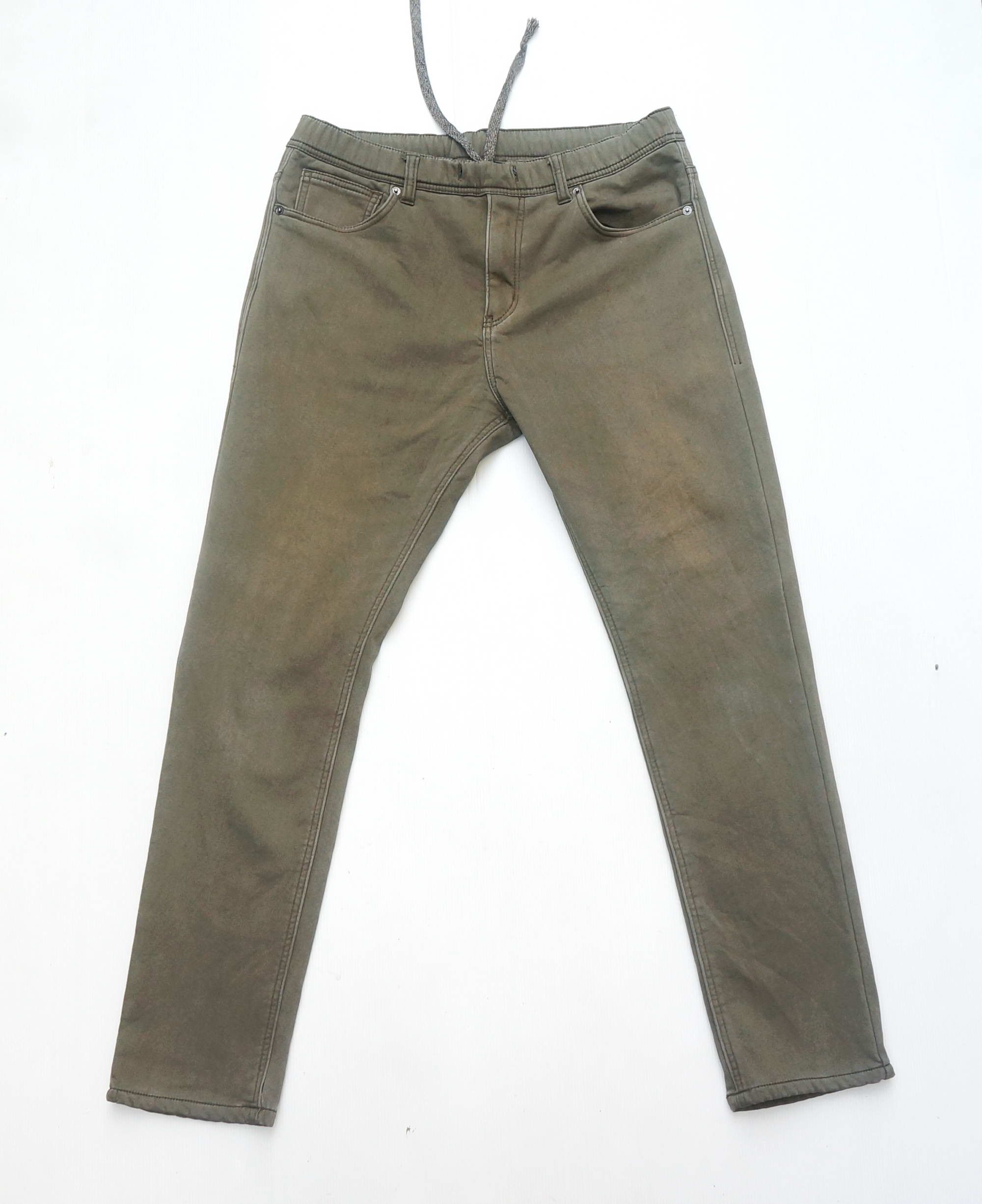 CLOSSHI Comfort Casual Pants with Denim-look Pockets