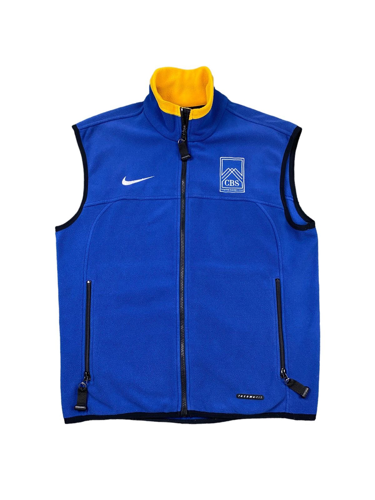 Nike Vintage Vintage 90s Nike ACG CBS Olympic Winter Games Fleece Vest Grailed