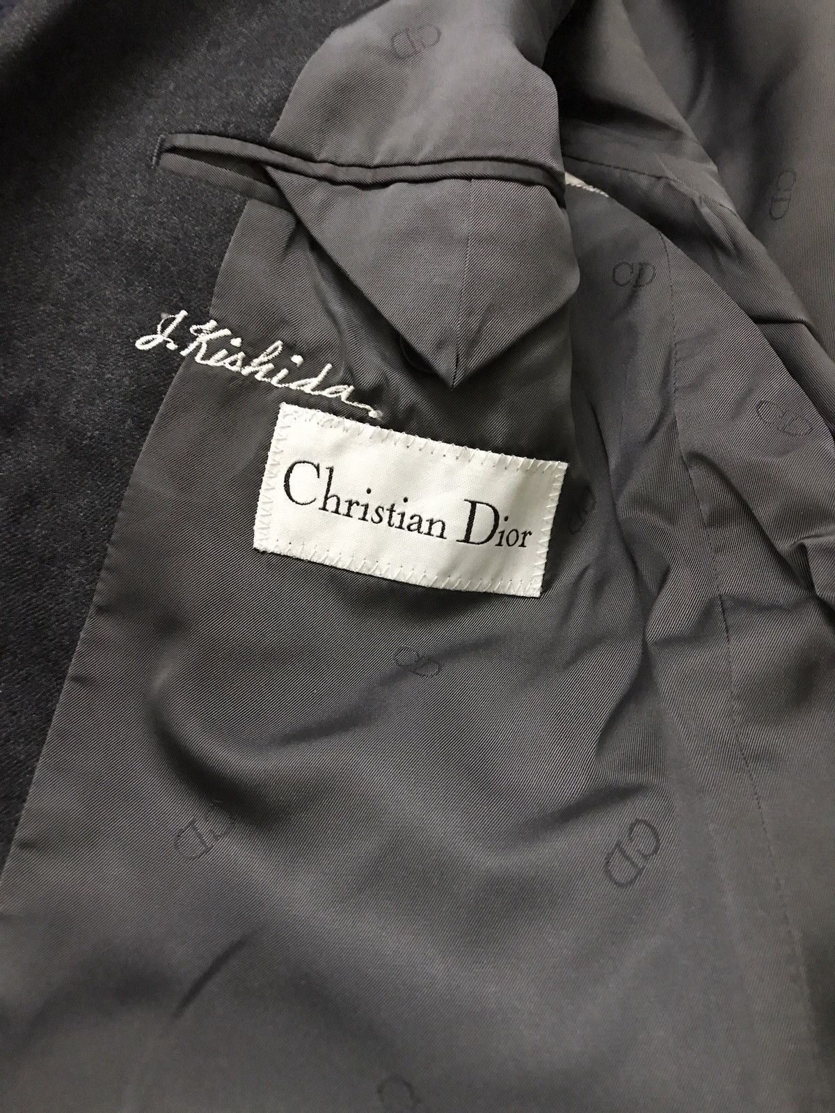 Christian Dior Monsieur × Dior × Hedi Slimane Japanese Iconic Designer Christian Dior Minimalist Blazer Size 50L - 9 Thumbnail
