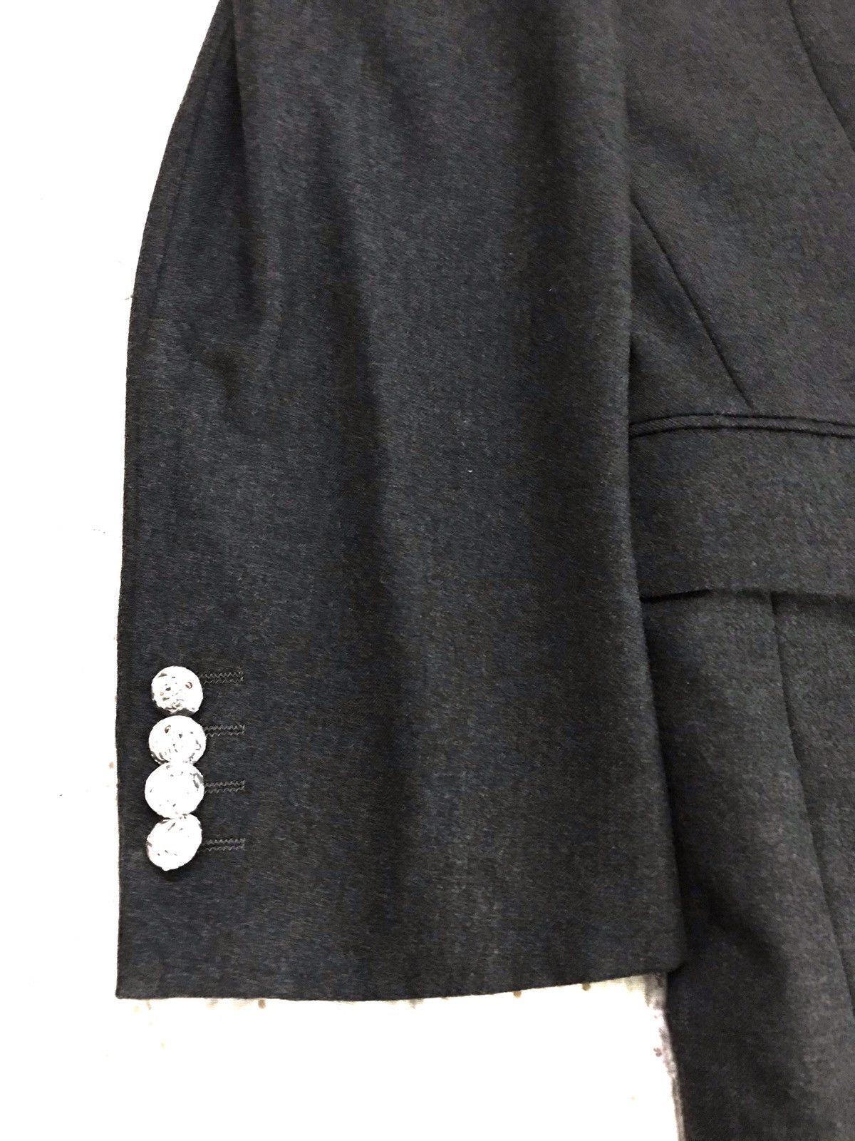 Christian Dior Monsieur × Dior × Hedi Slimane Japanese Iconic Designer Christian Dior Minimalist Blazer Size 50L - 6 Thumbnail