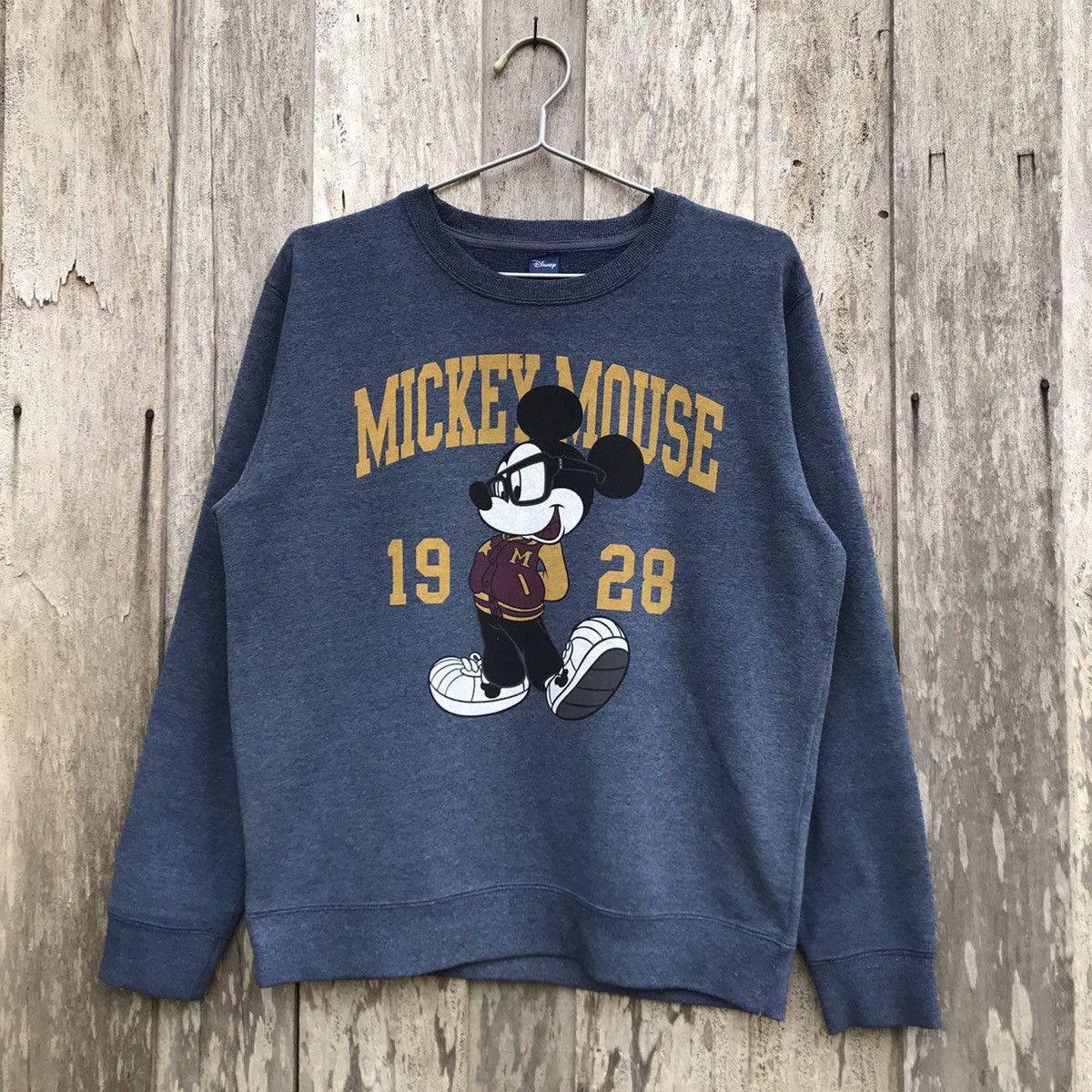 Vintage Animated Disney Mickey Mouse Spell Out Sweatshirt