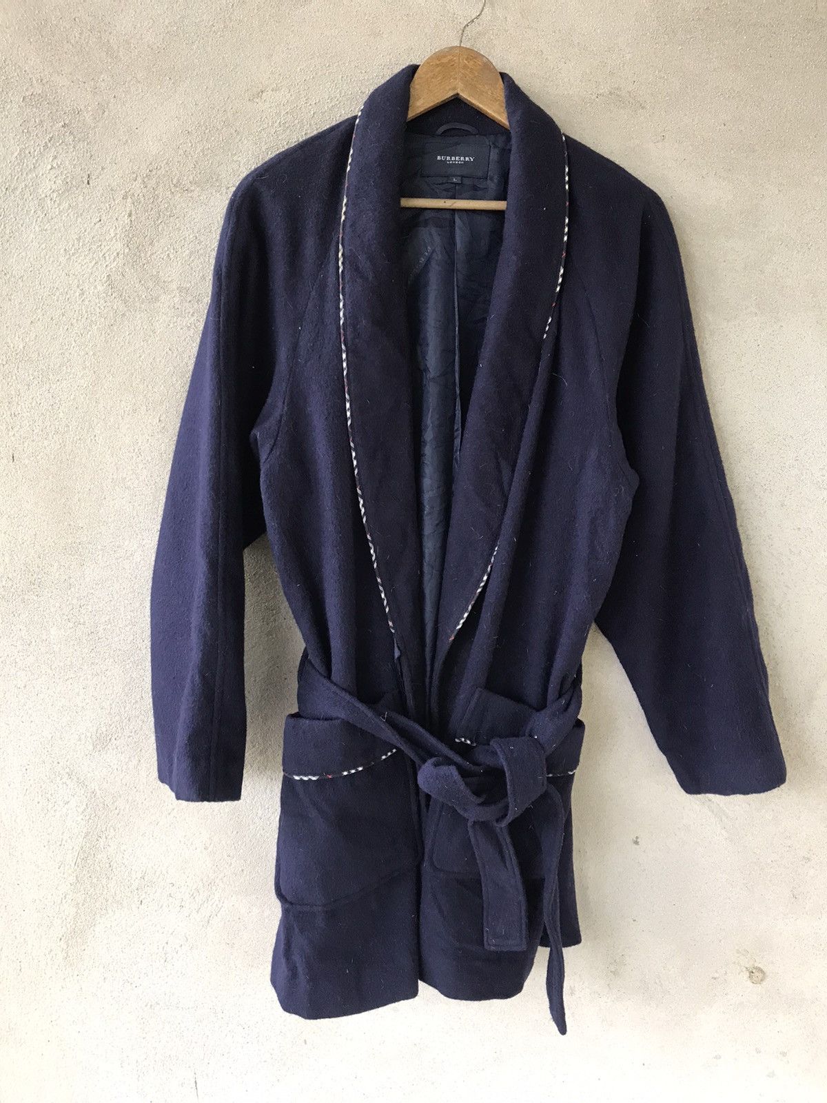 Burberry RARE VINTAGE BURBERRY PAJAMAS WOOL JACKET Size US M / EU 48-50 / 2 - 9 Thumbnail