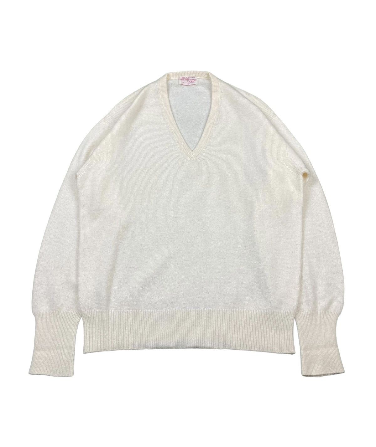 Vintage 60s Saks Fifth Avenue Cashmere Knit Caerlee Sweater