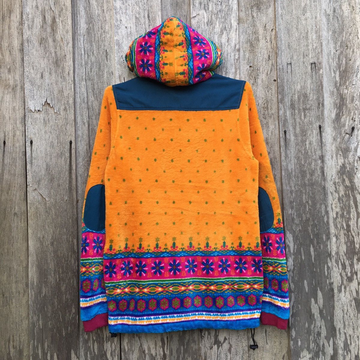 Native × Vintage Vintage Titicaca Peruvian Native Hoodie Fleece Sweatshirt Size L / US 10 / IT 46 - 8 Thumbnail