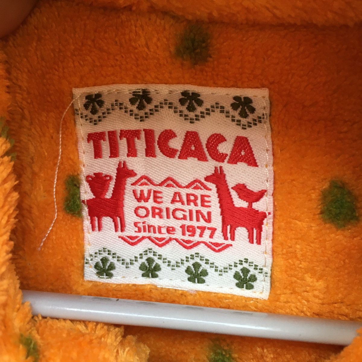 Native × Vintage Vintage Titicaca Peruvian Native Hoodie Fleece Sweatshirt Size L / US 10 / IT 46 - 5 Thumbnail