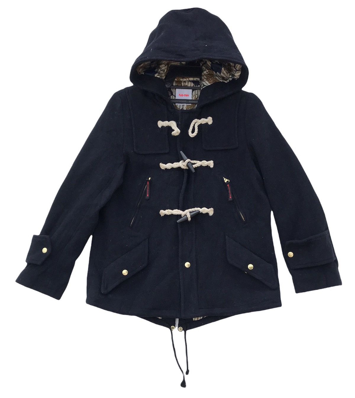 Issey Miyake Ne Net by Issey Miyake animals art lining peacoat jacket Size US S / EU 44-46 / 1 - 2 Thumbnail