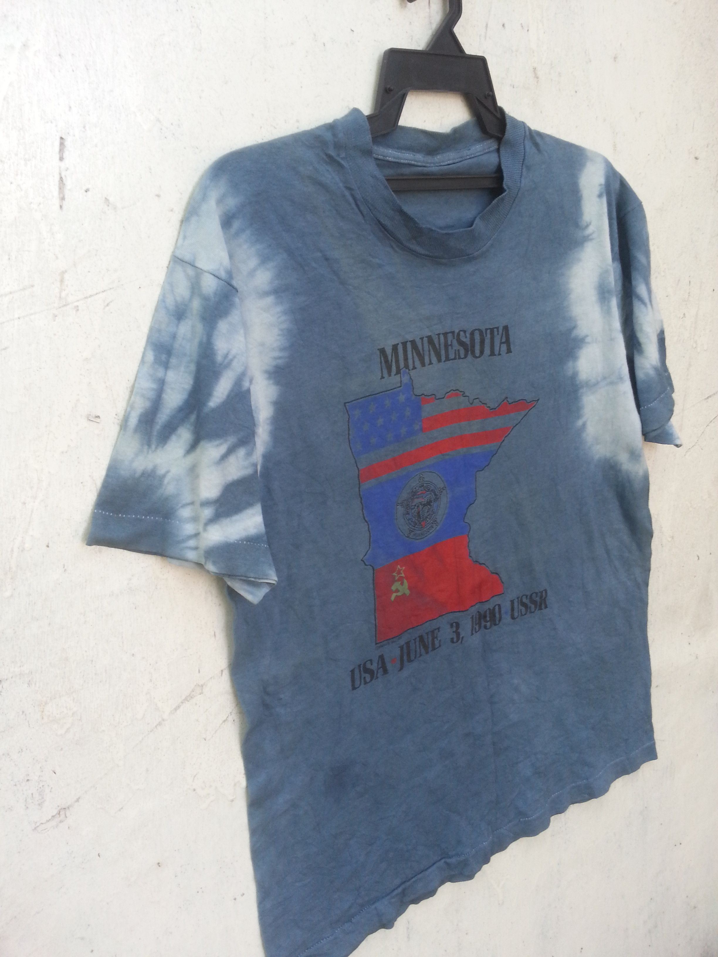 Army Of Me × Vintage Rare!!! Vintage 1990 Minnesota USSR (Russia) T-Shirt Size US L / EU 52-54 / 3 - 3 Thumbnail