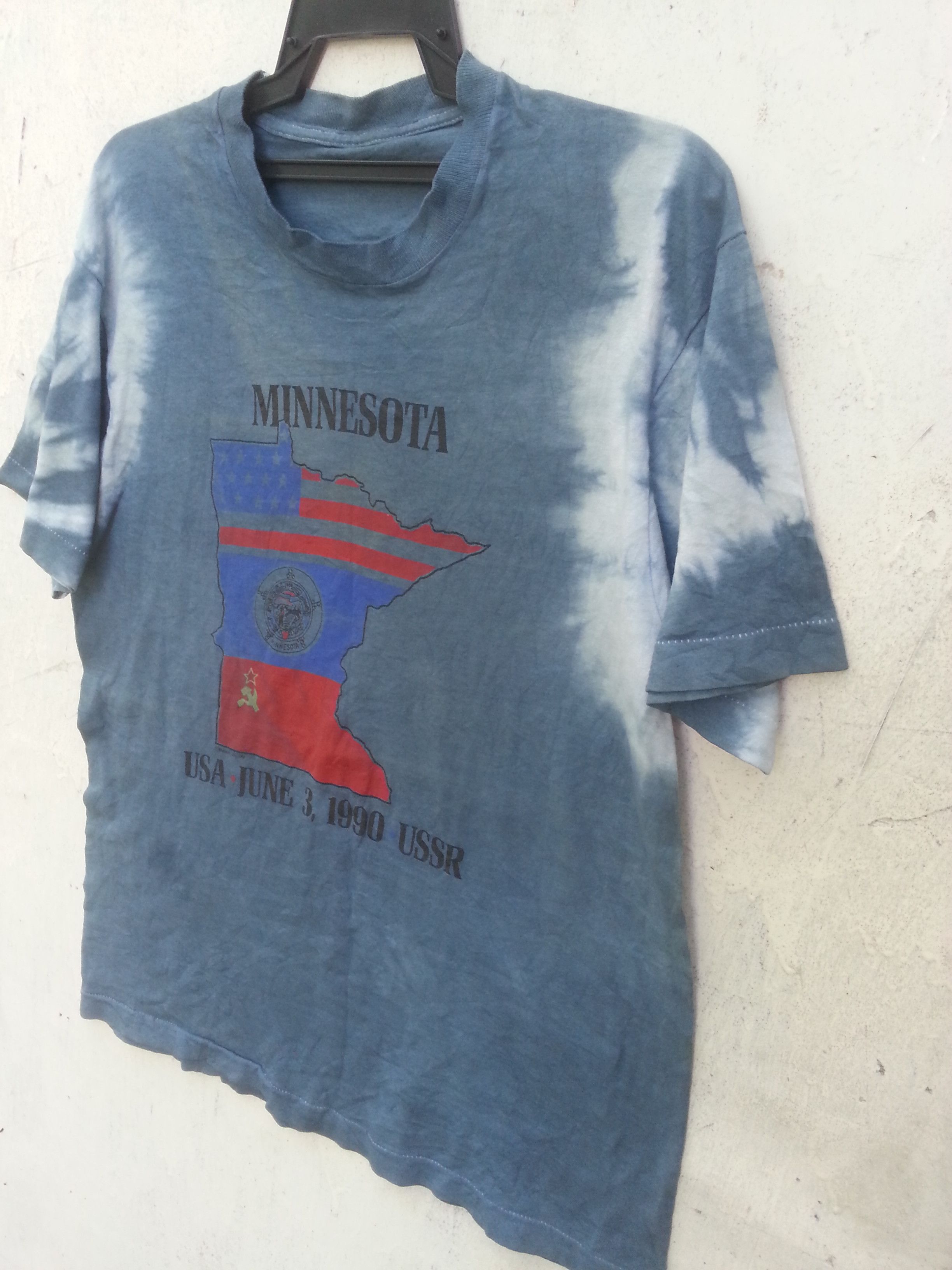 Army Of Me × Vintage Rare!!! Vintage 1990 Minnesota USSR (Russia) T-Shirt Size US L / EU 52-54 / 3 - 2 Thumbnail
