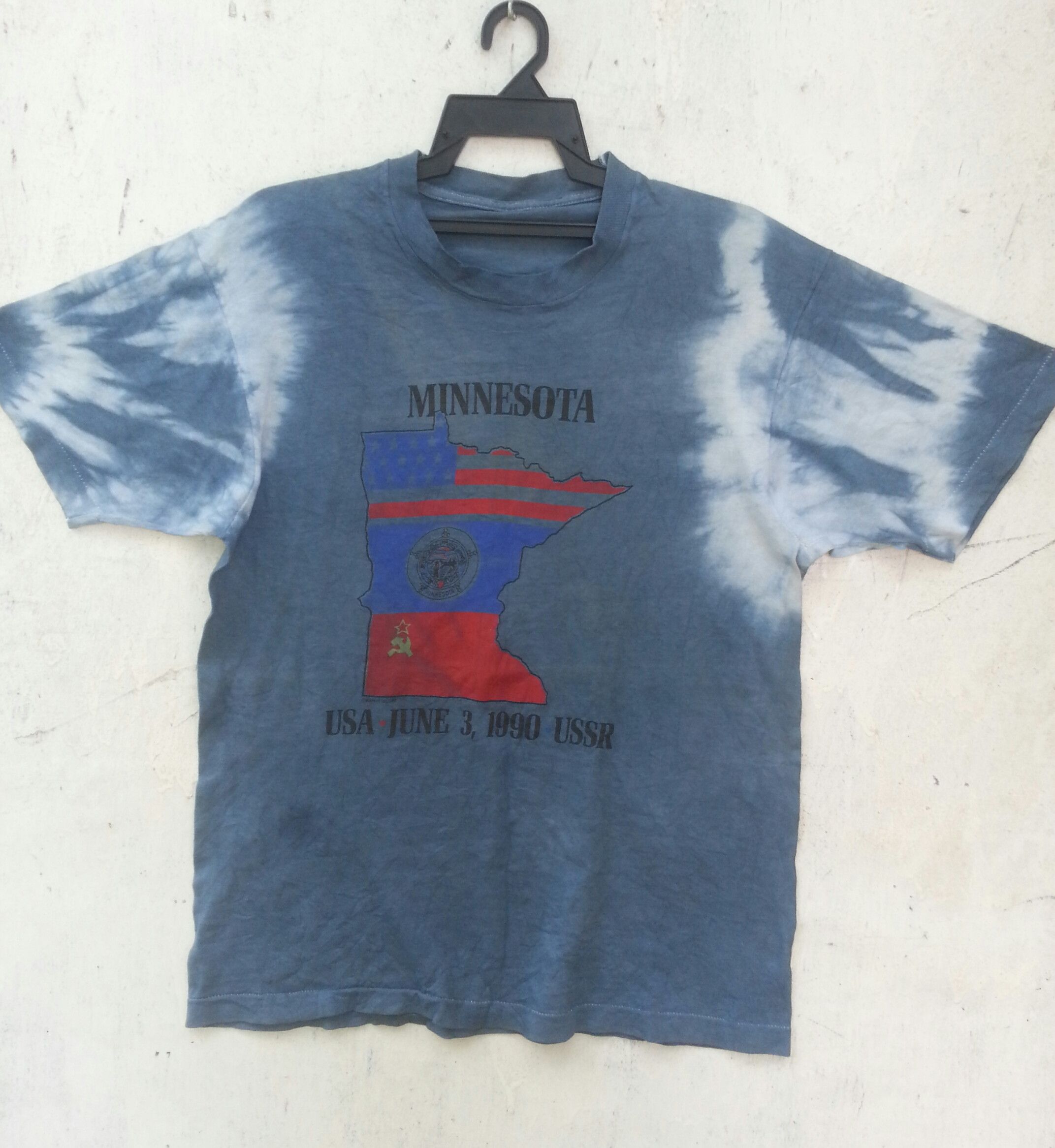 Army Of Me × Vintage Rare!!! Vintage 1990 Minnesota USSR (Russia) T-Shirt Size US L / EU 52-54 / 3 - 7 Thumbnail
