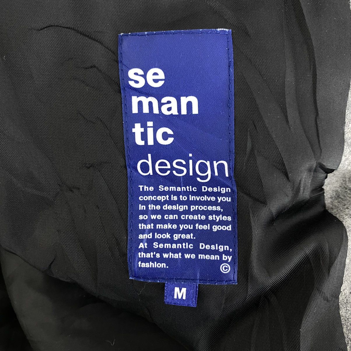 Japanese Brand SEMANTIC DESIGN Japanese Brand Multi Pocket Button Up Wool Size US S / EU 44-46 / 1 - 3 Thumbnail