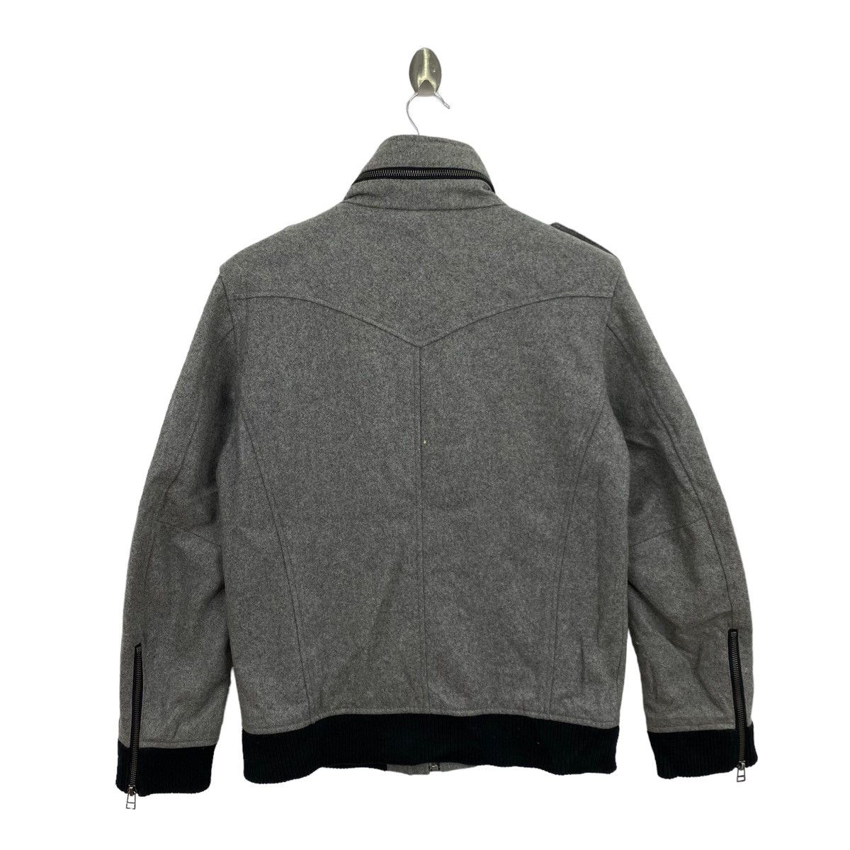 Japanese Brand SEMANTIC DESIGN Japanese Brand Multi Pocket Button Up Wool Size US S / EU 44-46 / 1 - 8 Thumbnail