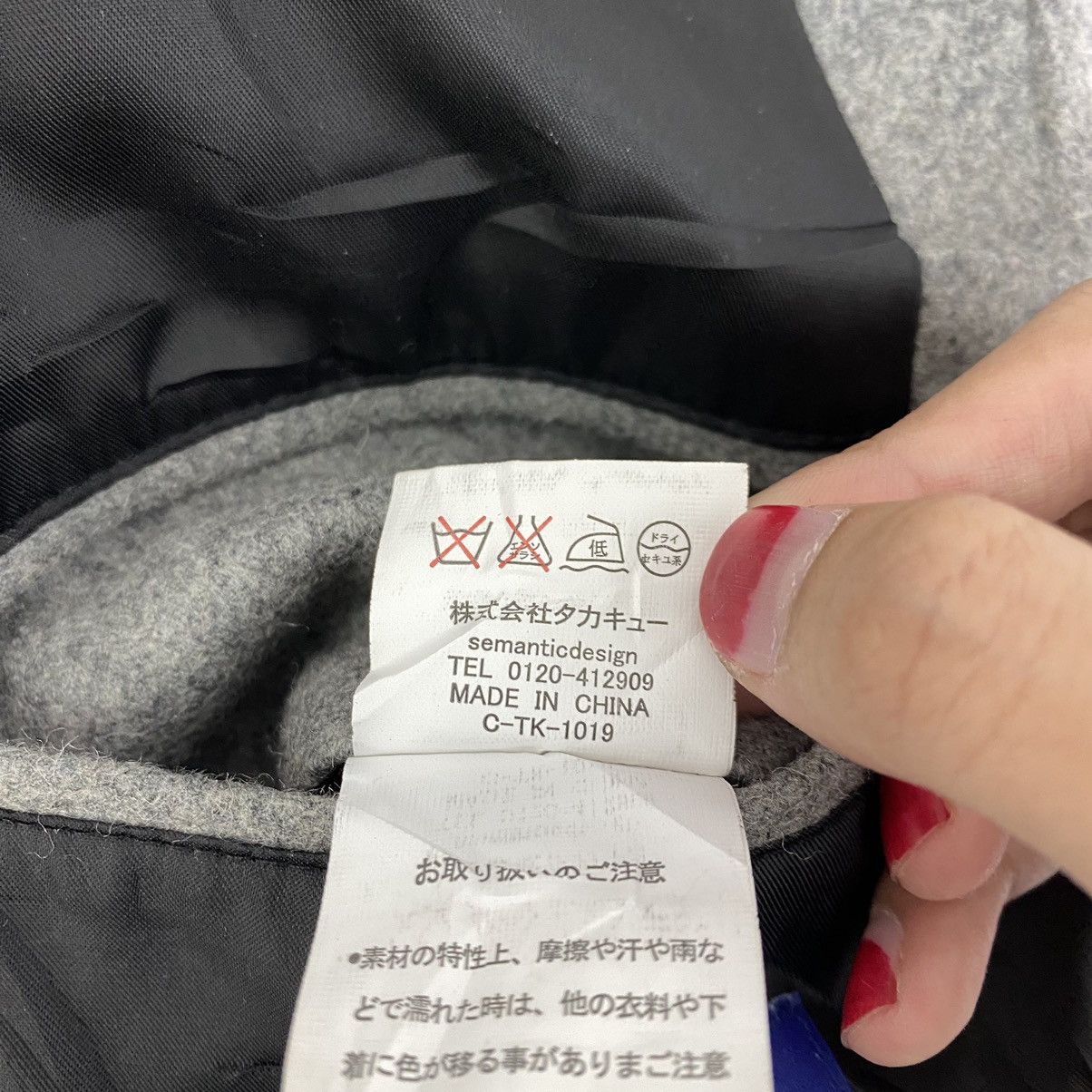 Japanese Brand SEMANTIC DESIGN Japanese Brand Multi Pocket Button Up Wool Size US S / EU 44-46 / 1 - 5 Thumbnail