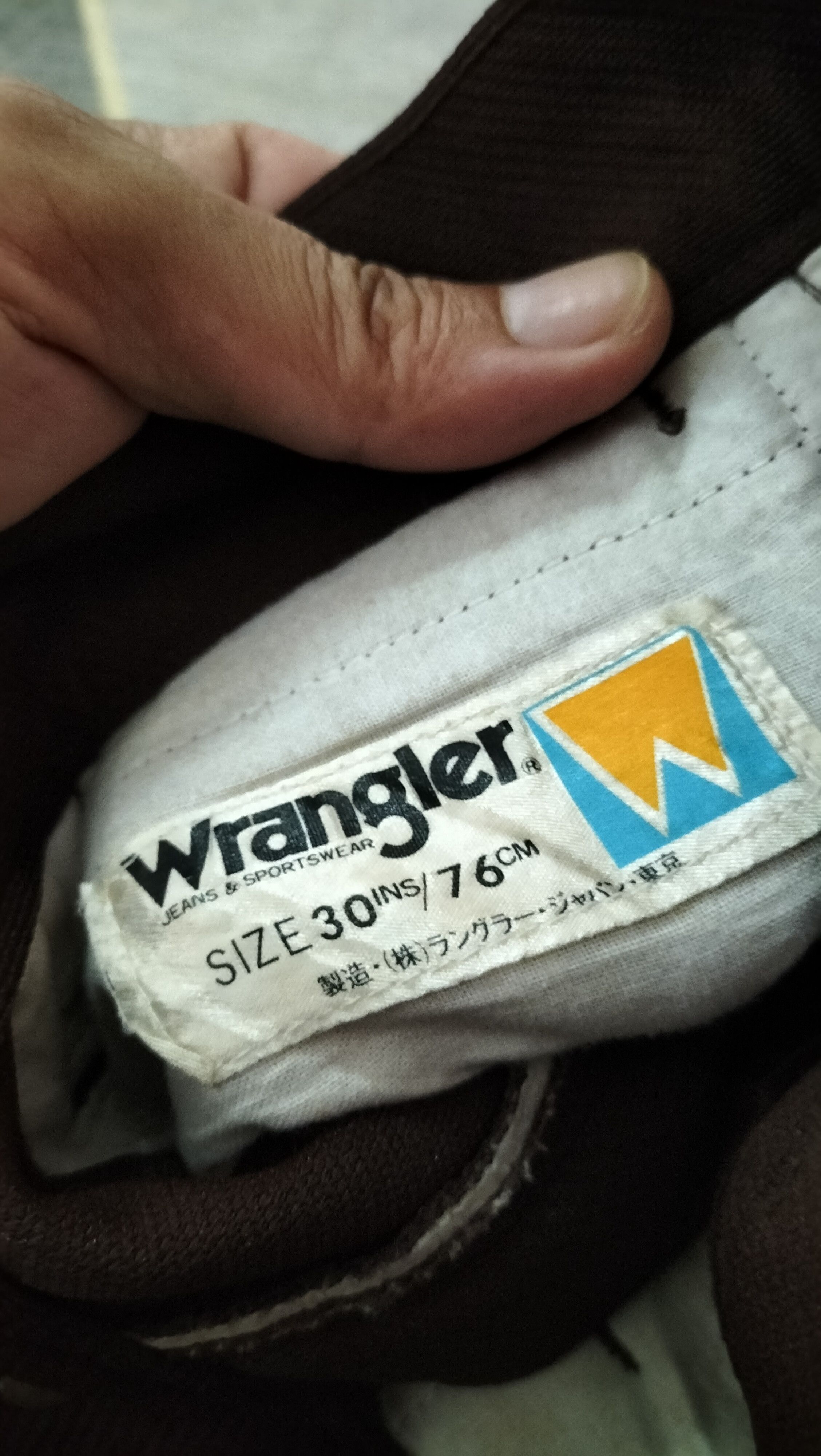 Vintage 80s Wrangler scovil zipper Sta-prest fashion Size US 31 - 9 Thumbnail