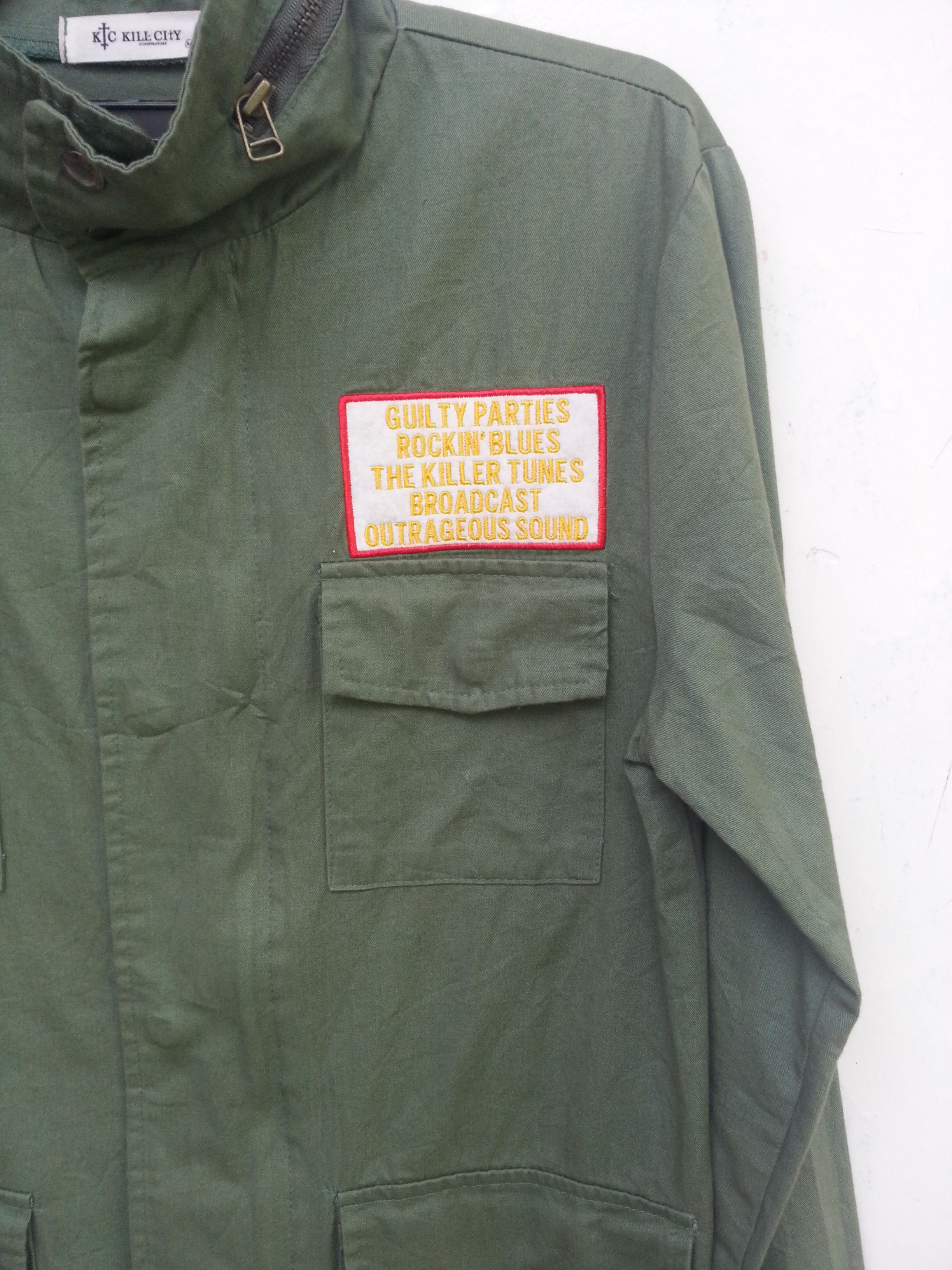 Kill City × Wacko Maria Rare !!! The Guilty Parties Kill City Military Jacket Style Size US M / EU 48-50 / 2 - 14 Thumbnail