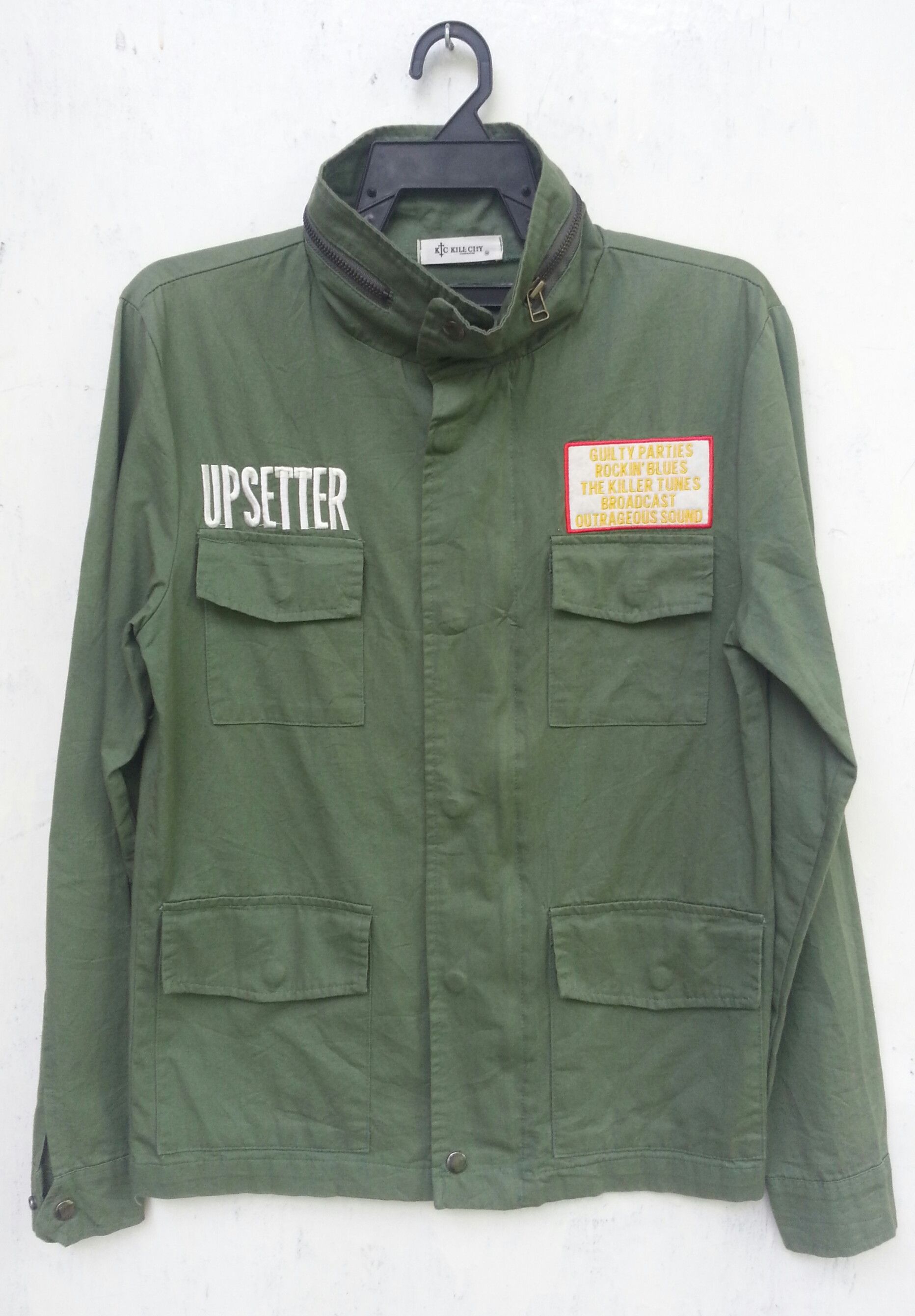 Kill City × Wacko Maria Rare !!! The Guilty Parties Kill City Military Jacket Style Size US M / EU 48-50 / 2 - 2 Thumbnail